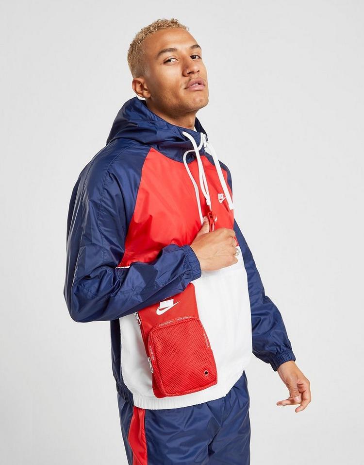 nike tracksuit blue and red