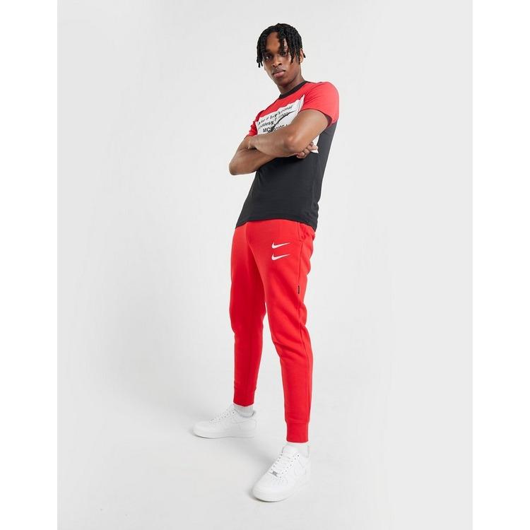 nike joggers red tick