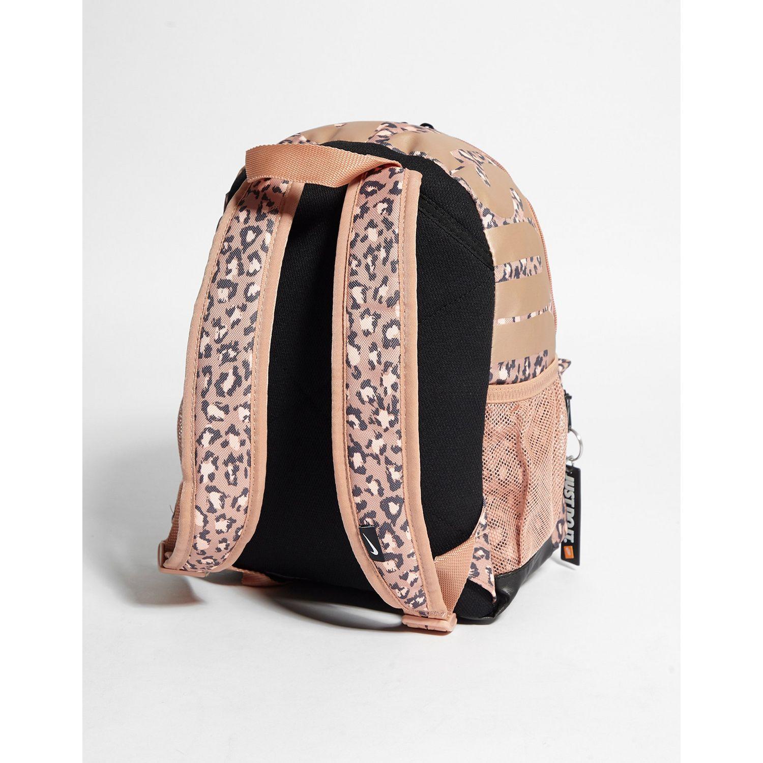 nike leopard print just do it mini backpack