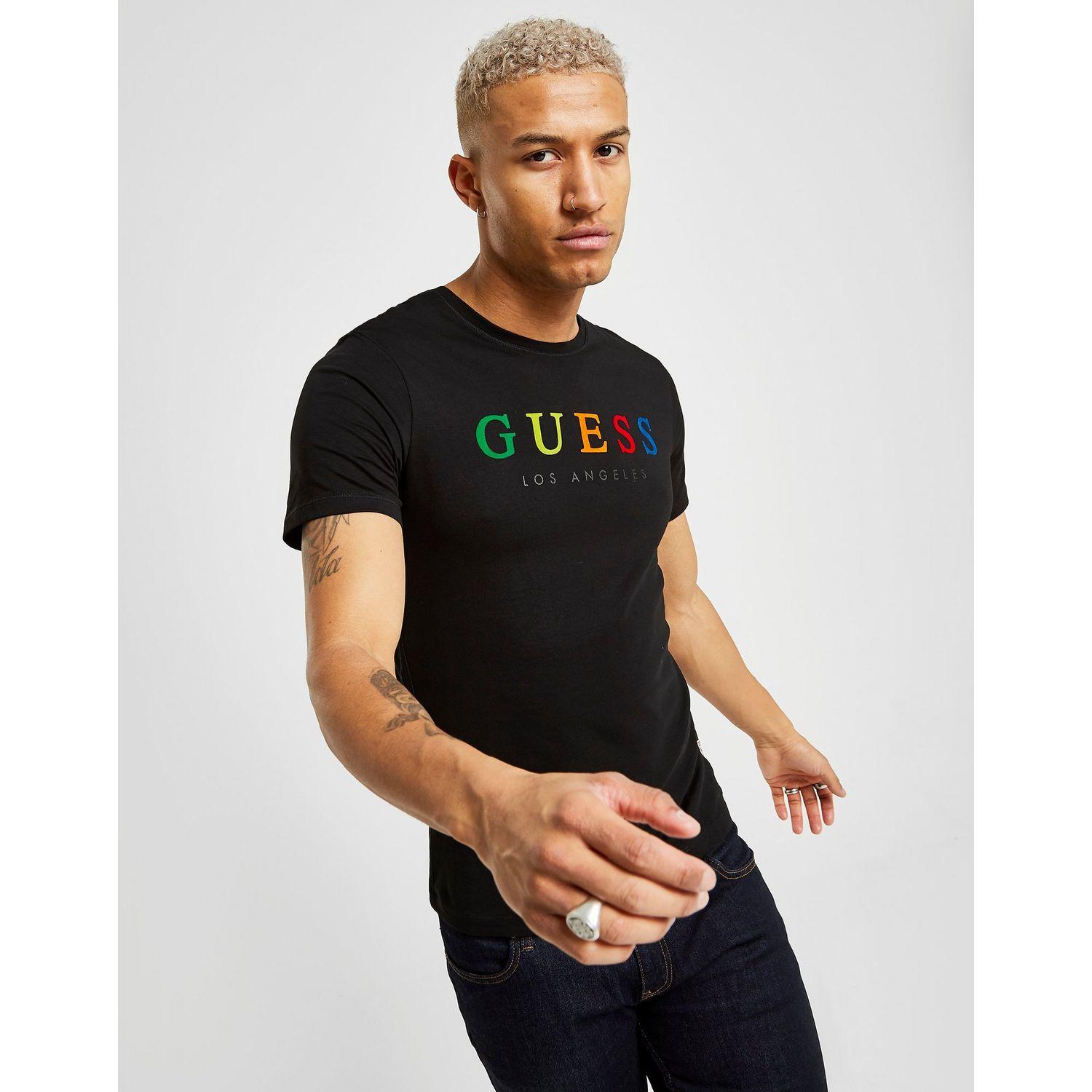 guess motif t shirt