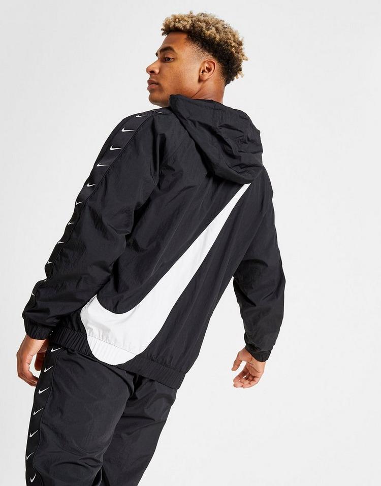 nike swoosh half zip woven jacket