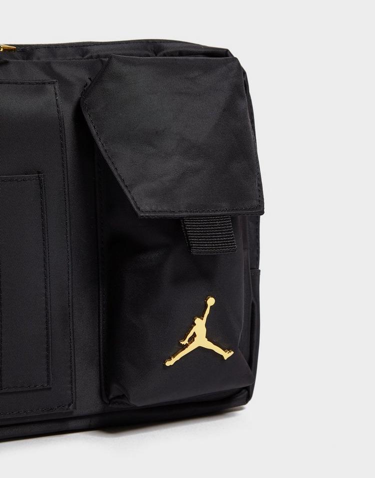 Nike Synthetic Jumpman Ma-1 Chest Rig Bag in Black/Gold (Black) - Lyst