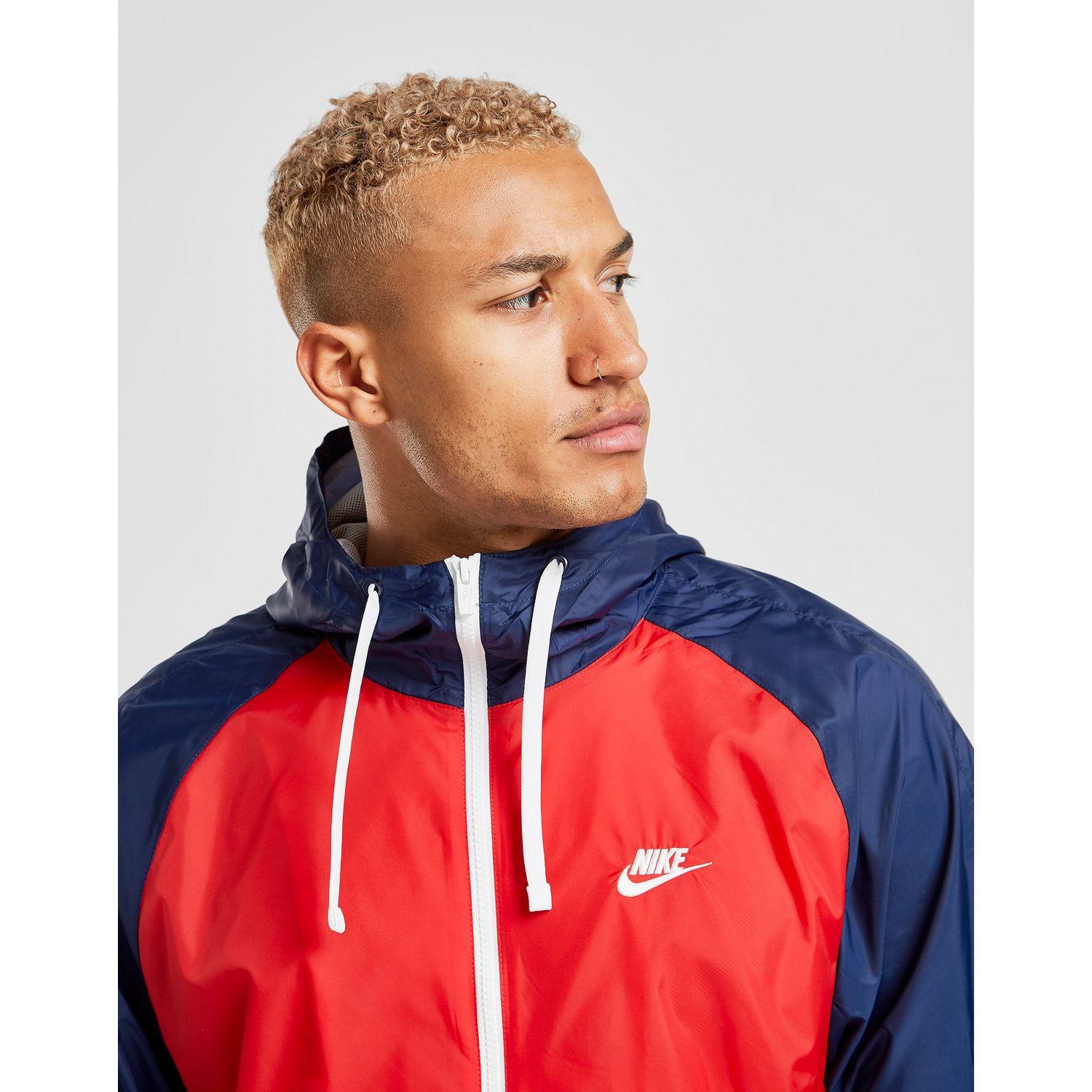 Nike Synthetic Hoxton Woven Tracksuit in Navy/Red/White (Blue) for Men ...