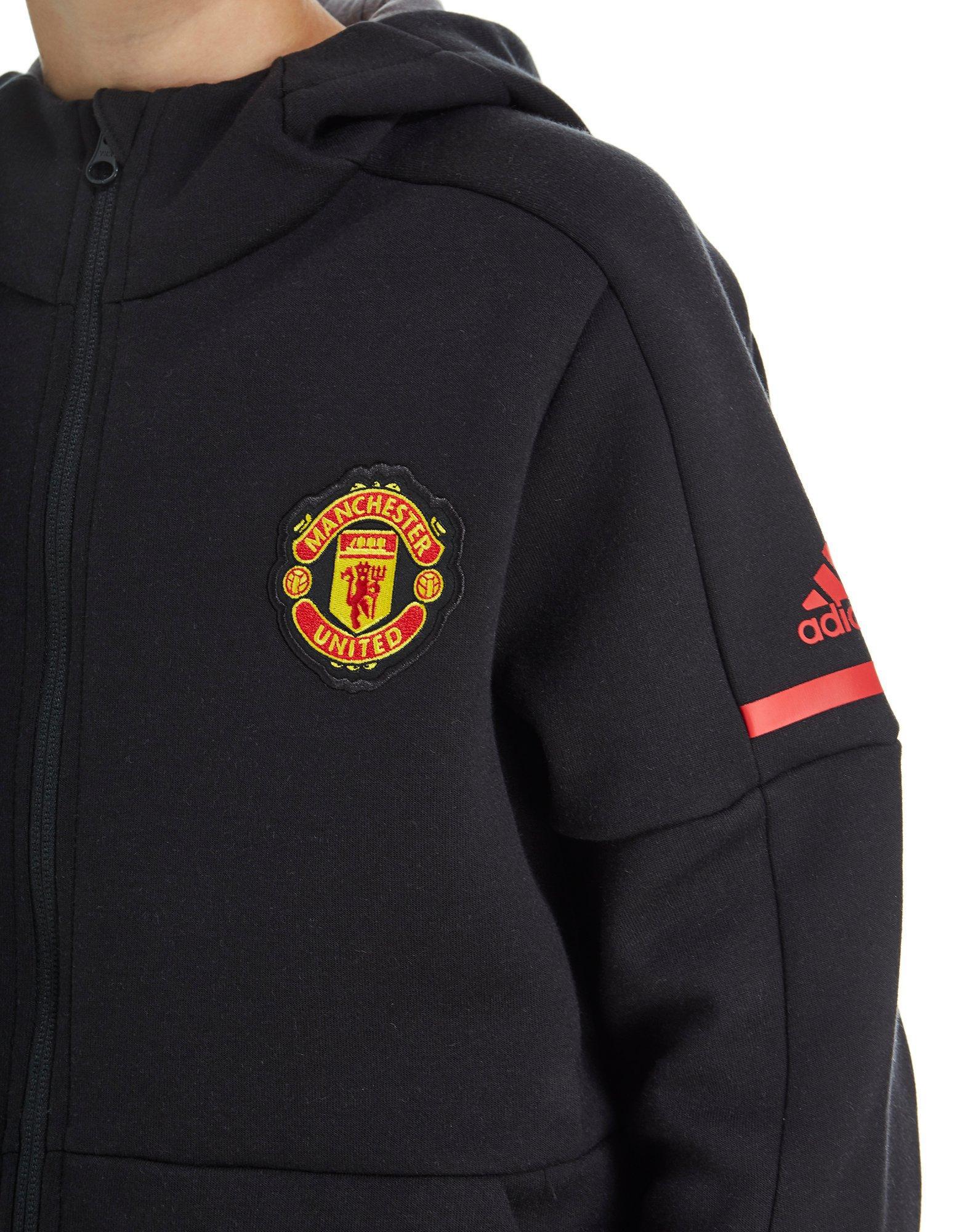 adidas Synthetic Manchester United 2017 Anthem Hoodie ...