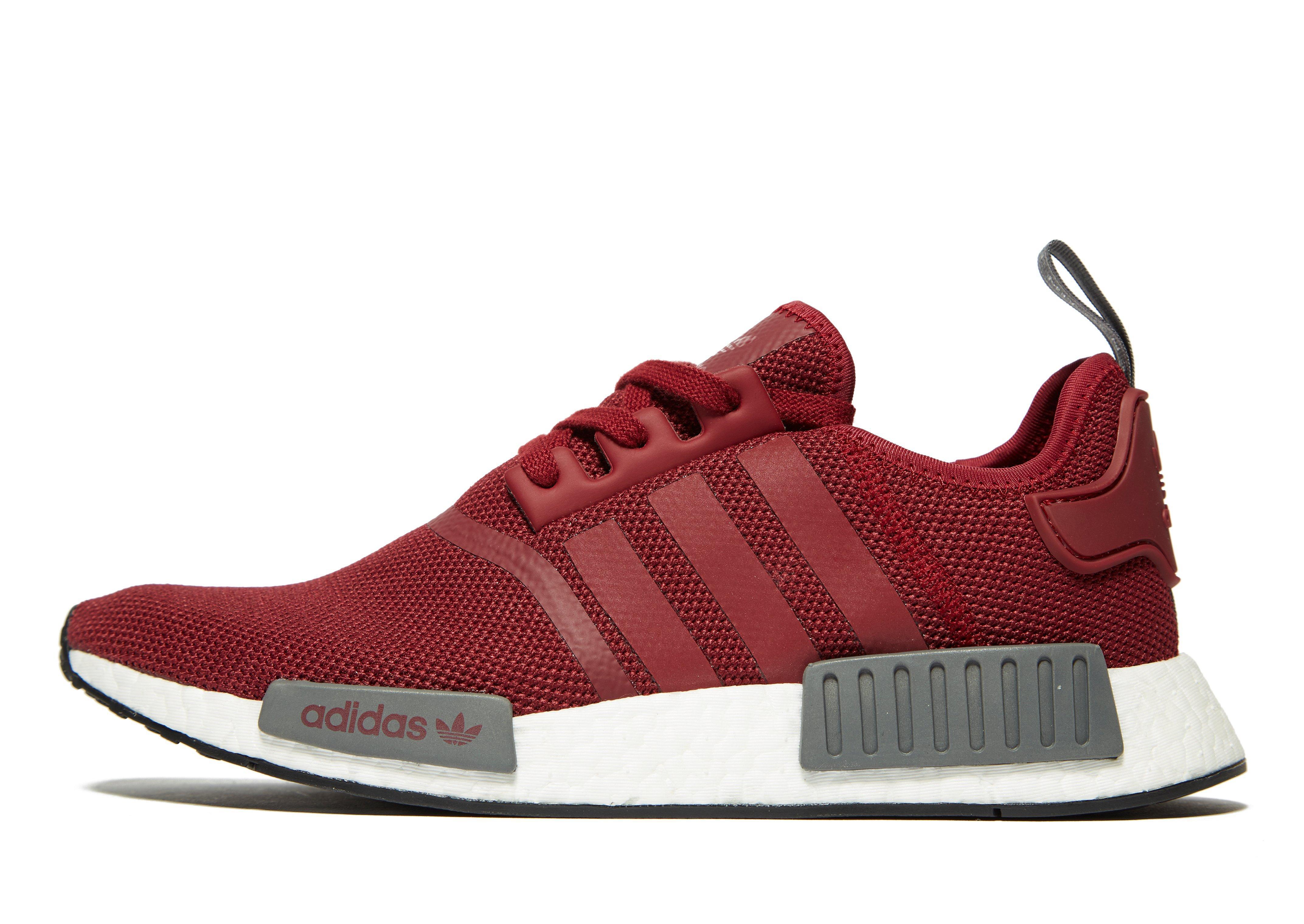 adidas Originals Synthetic Nmd R1 in Burgundy/Grey (Red) for Men - Lyst
