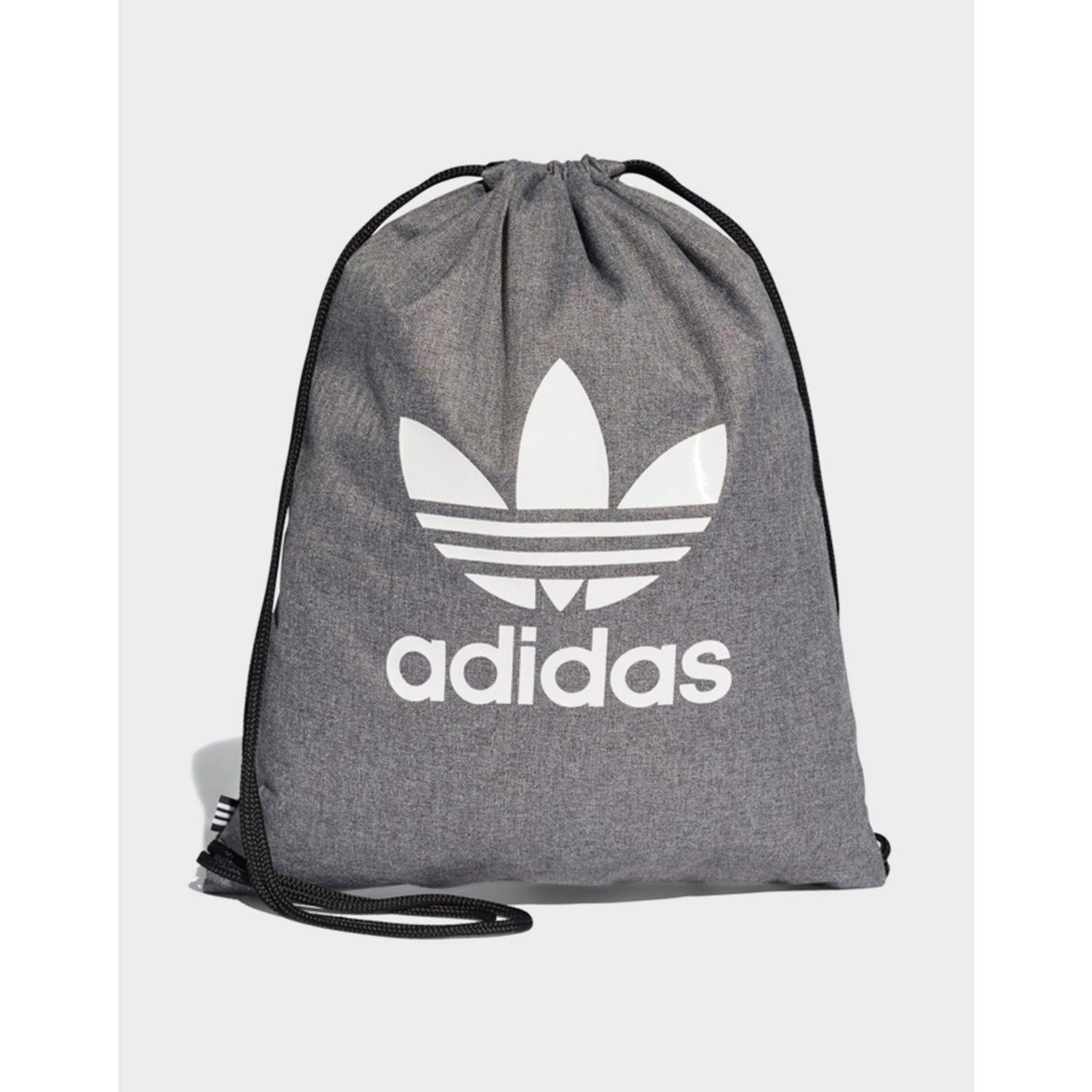 adidas drawstring bag grey