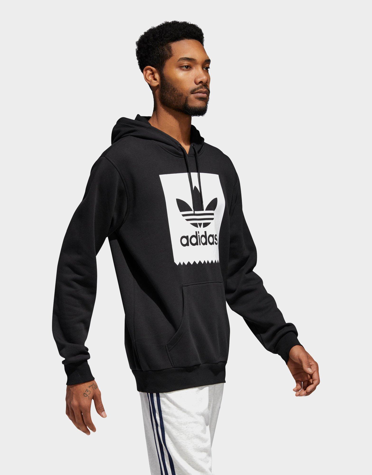 adidas trefoil solid hoodie