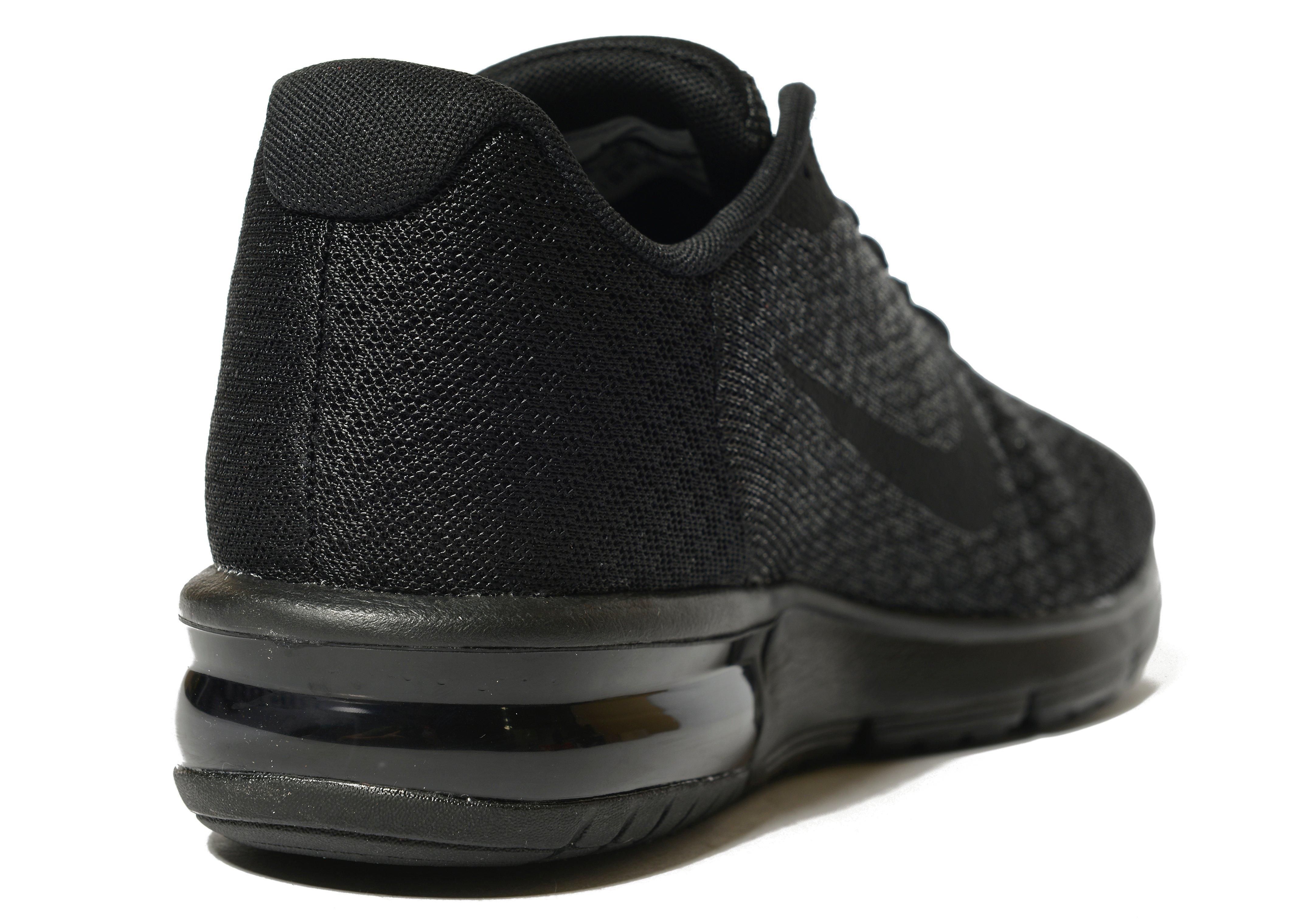 nike air max sequent 2 zwart