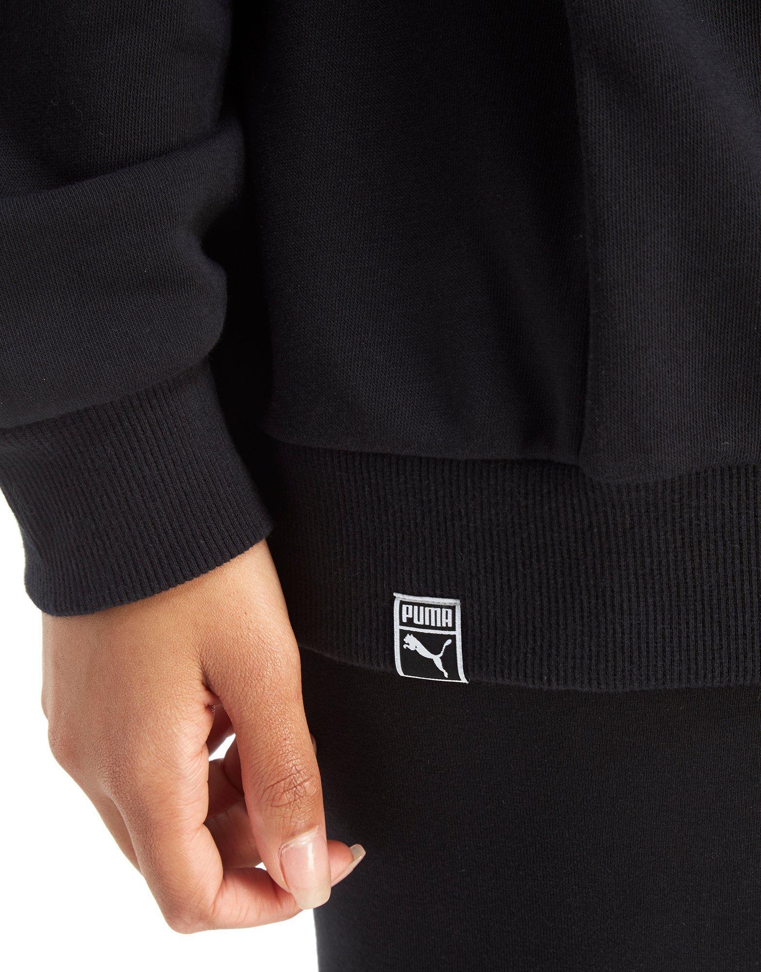 puma gothic floral boyfriend hoodie