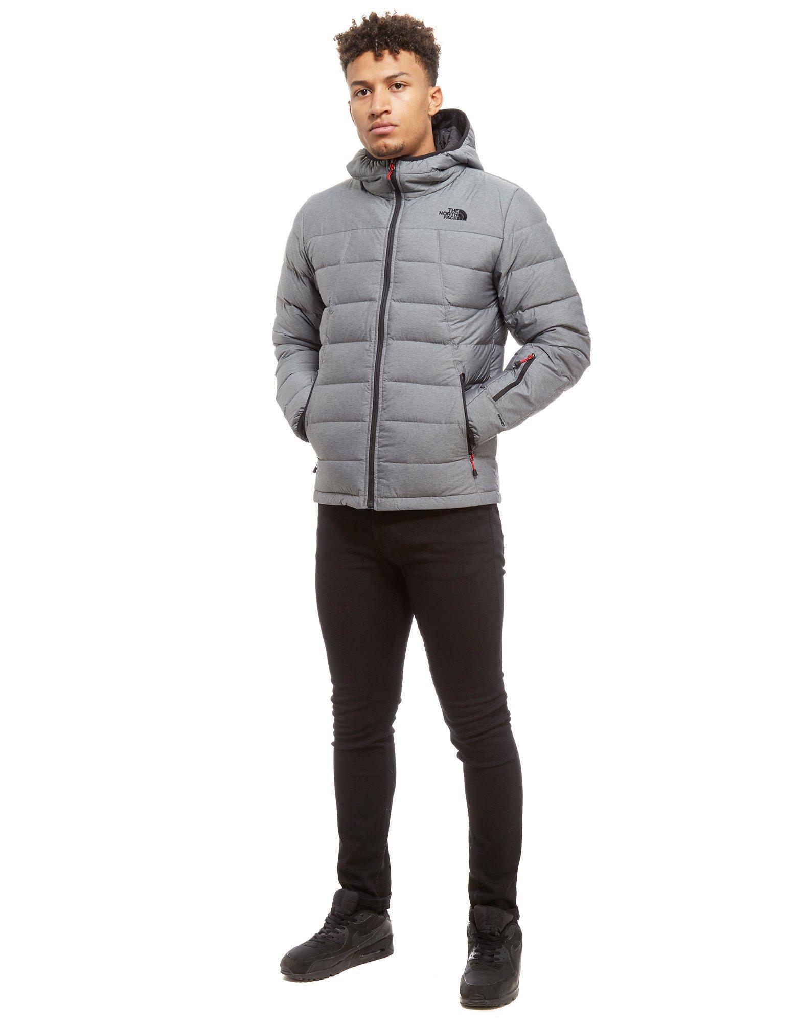 north face grey padded jacket