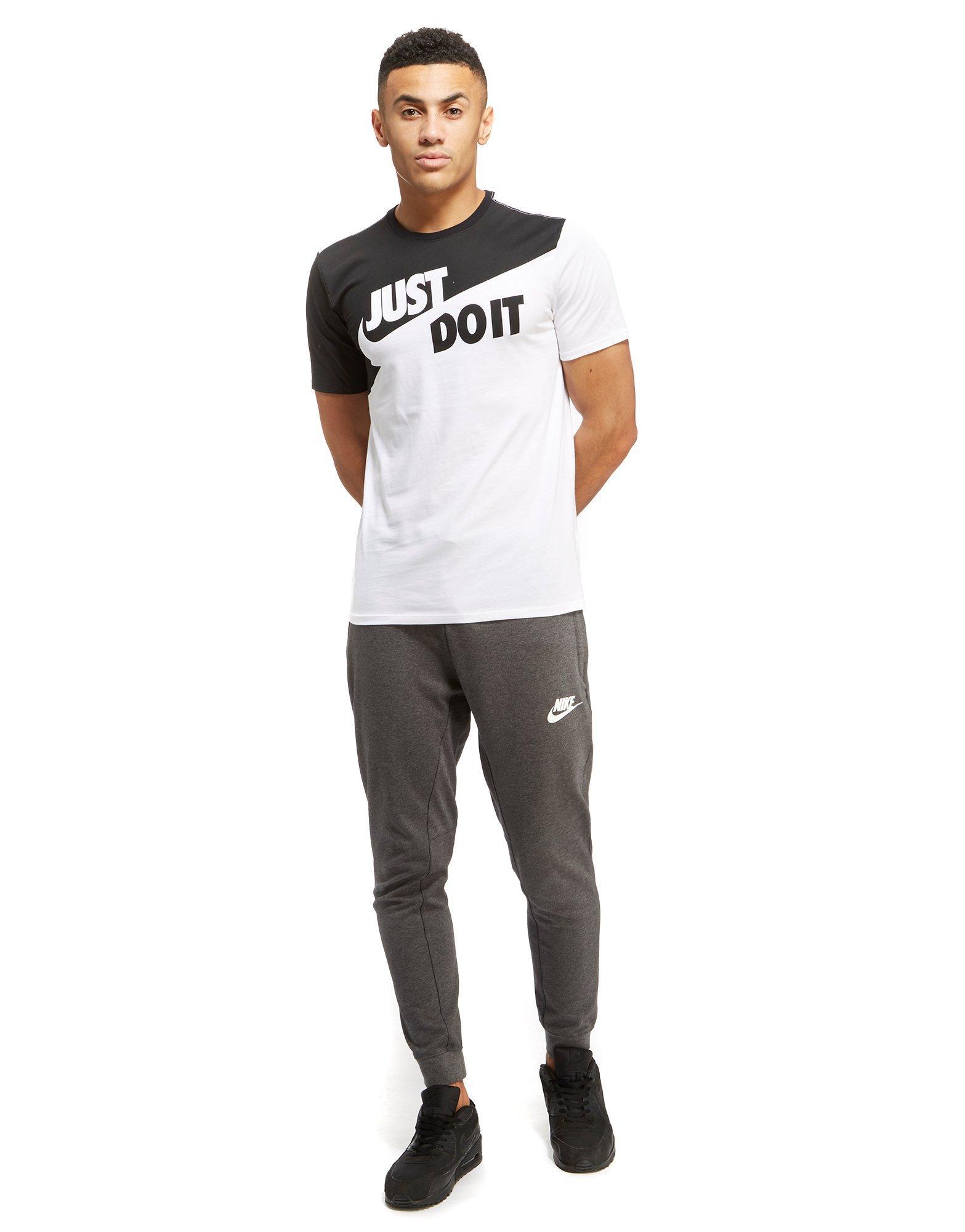 Lyst Nike Just Do It Logo T Shirt In Black For lyst nike just do it logo t shirt in black for