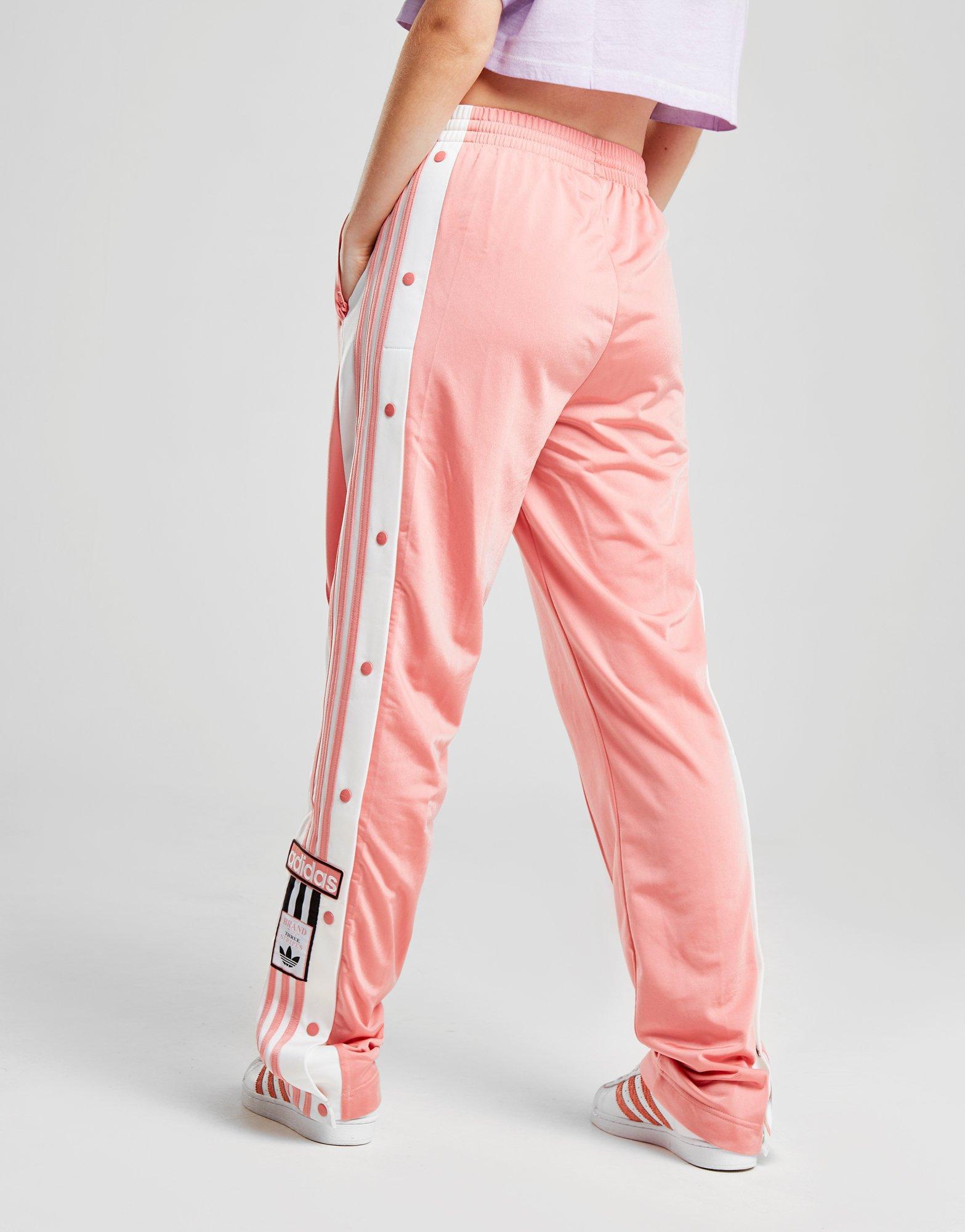 adidas popper pants pink