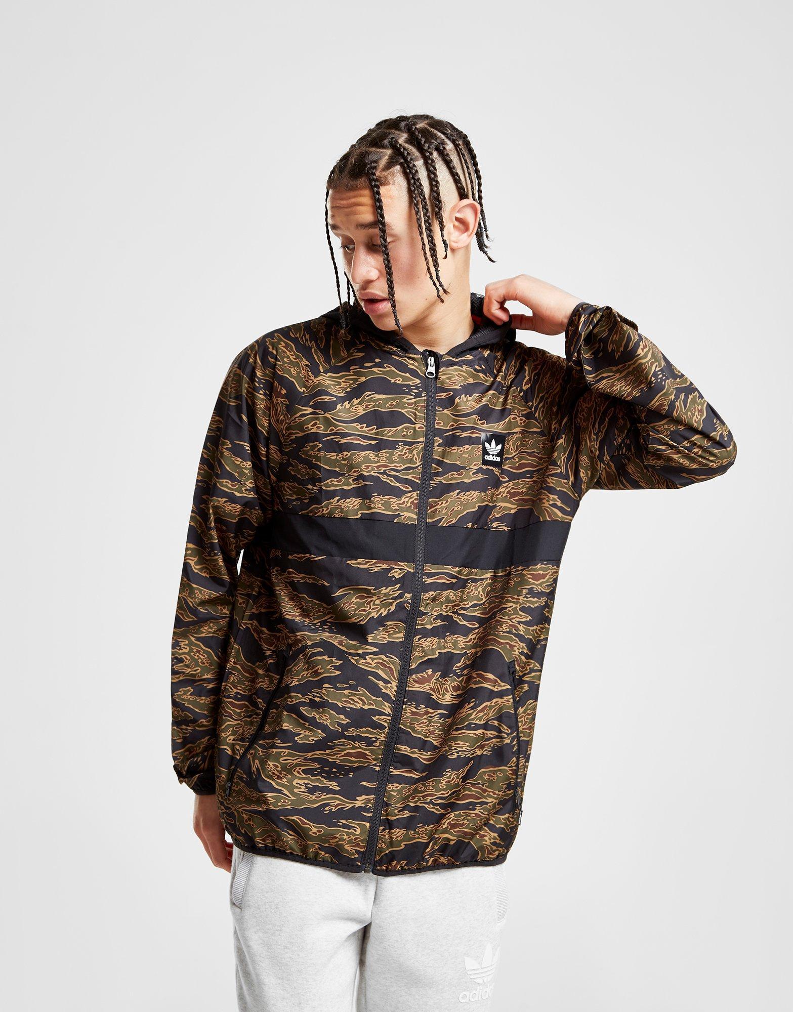 adidas originals tiger camouflage windbreaker jacket