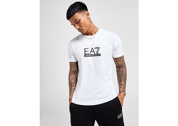 EA7 Carbon Logo T shirt in Black for Men Lyst UK