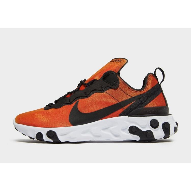 nike react element 55 black orange