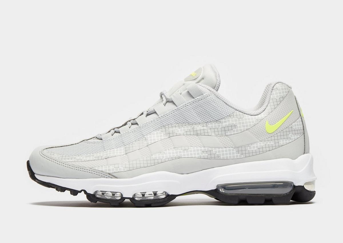 nike air max 95 ultra trainers in grey