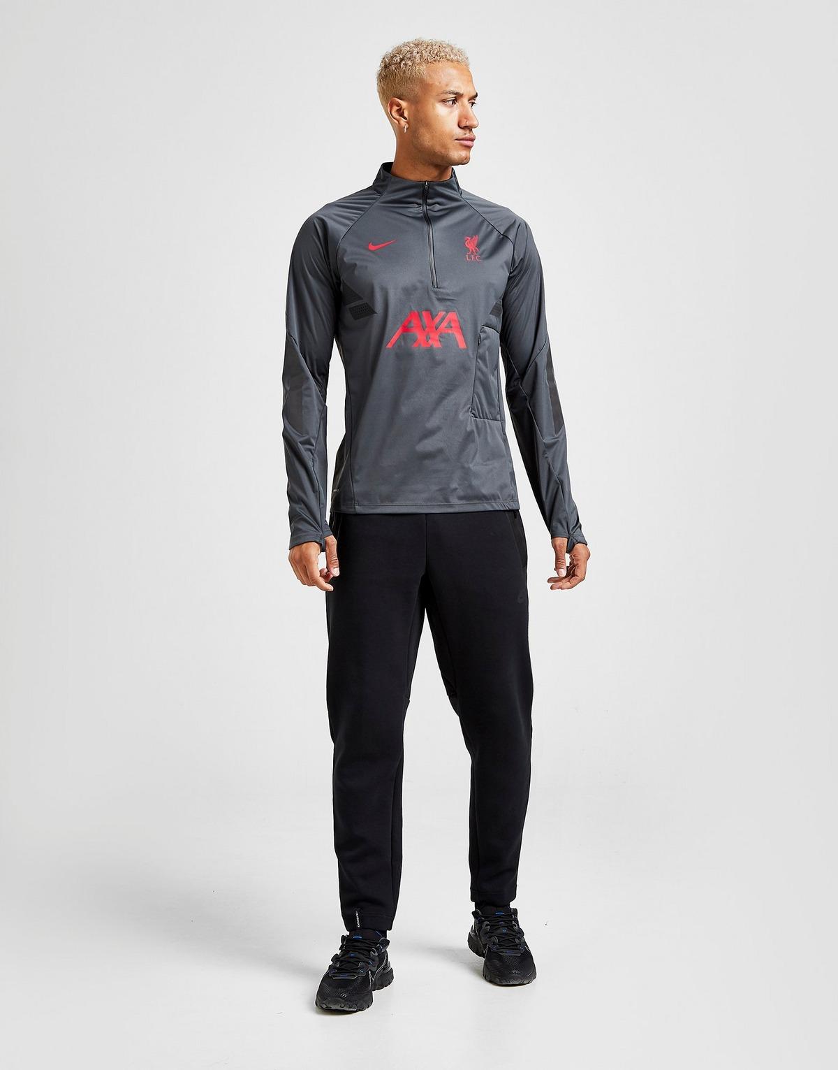 The top has a quarter zip fastening which allows you to adjust ventilation, while the team crest allows you to cheer on the reds with pride and the. Nike Liverpool Fc Strike Drill Top - Nike Synthetic Liverpool Fc Strike Shield Drill Top In Grey Red Gray For Men Lyst