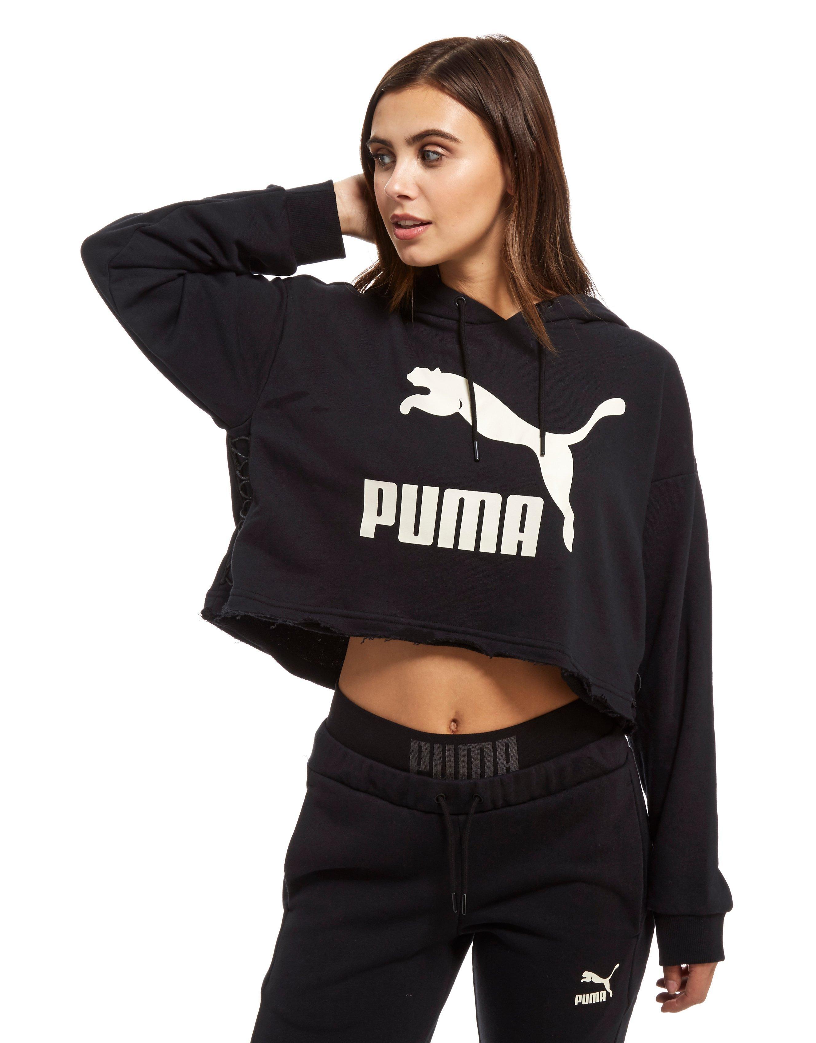crop top hoodie puma