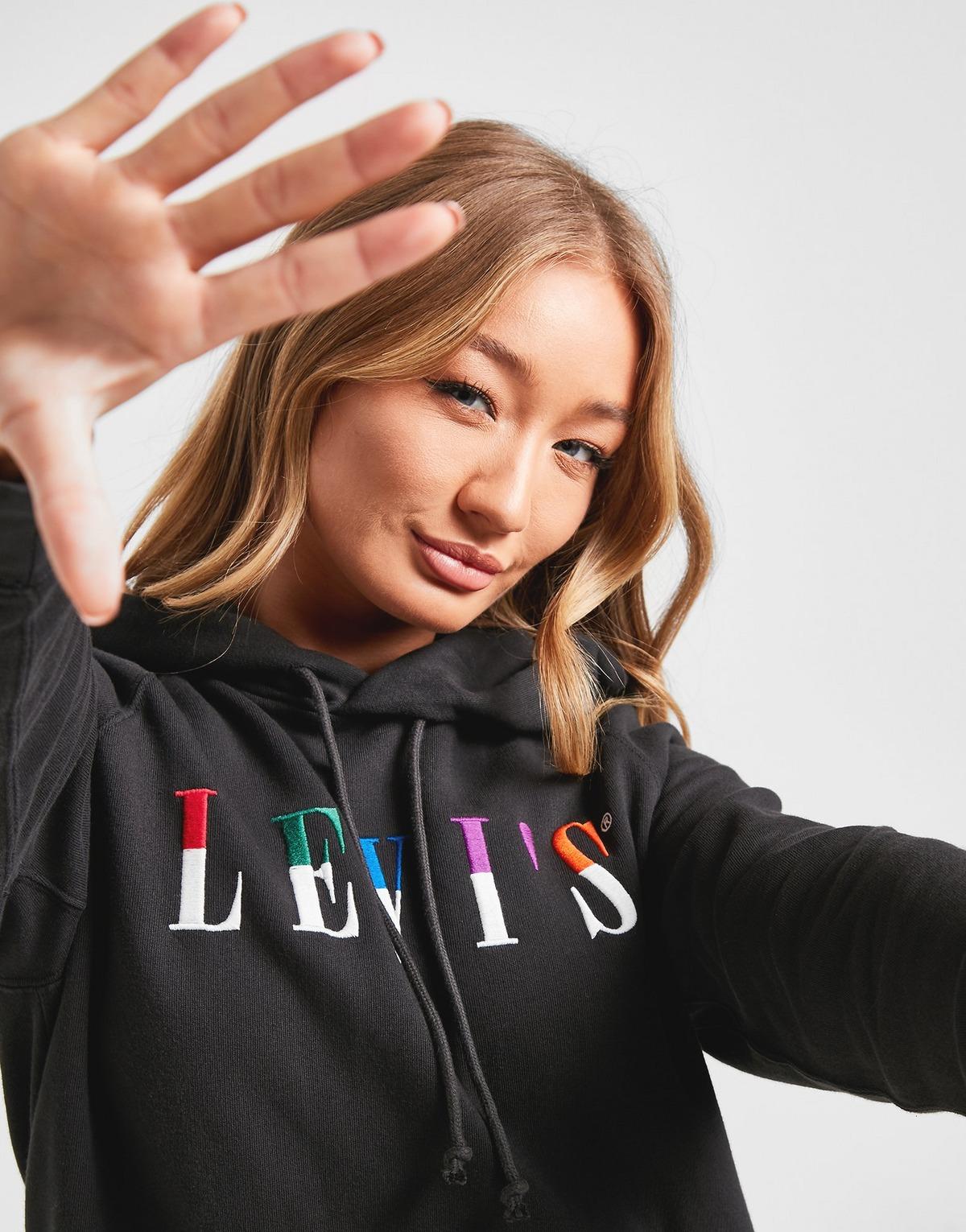 Levis split serif overhead hoodie Clearance