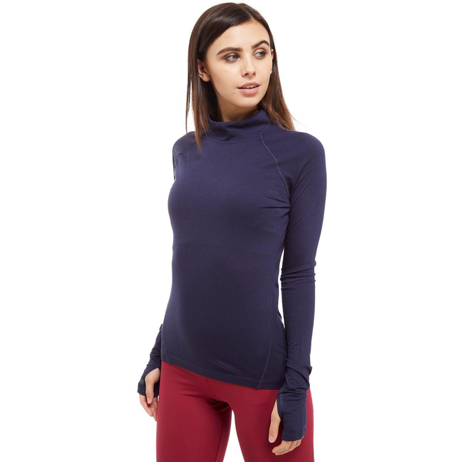 adidas Clima Heat Long Sleeve Hoodie in Blue - Lyst