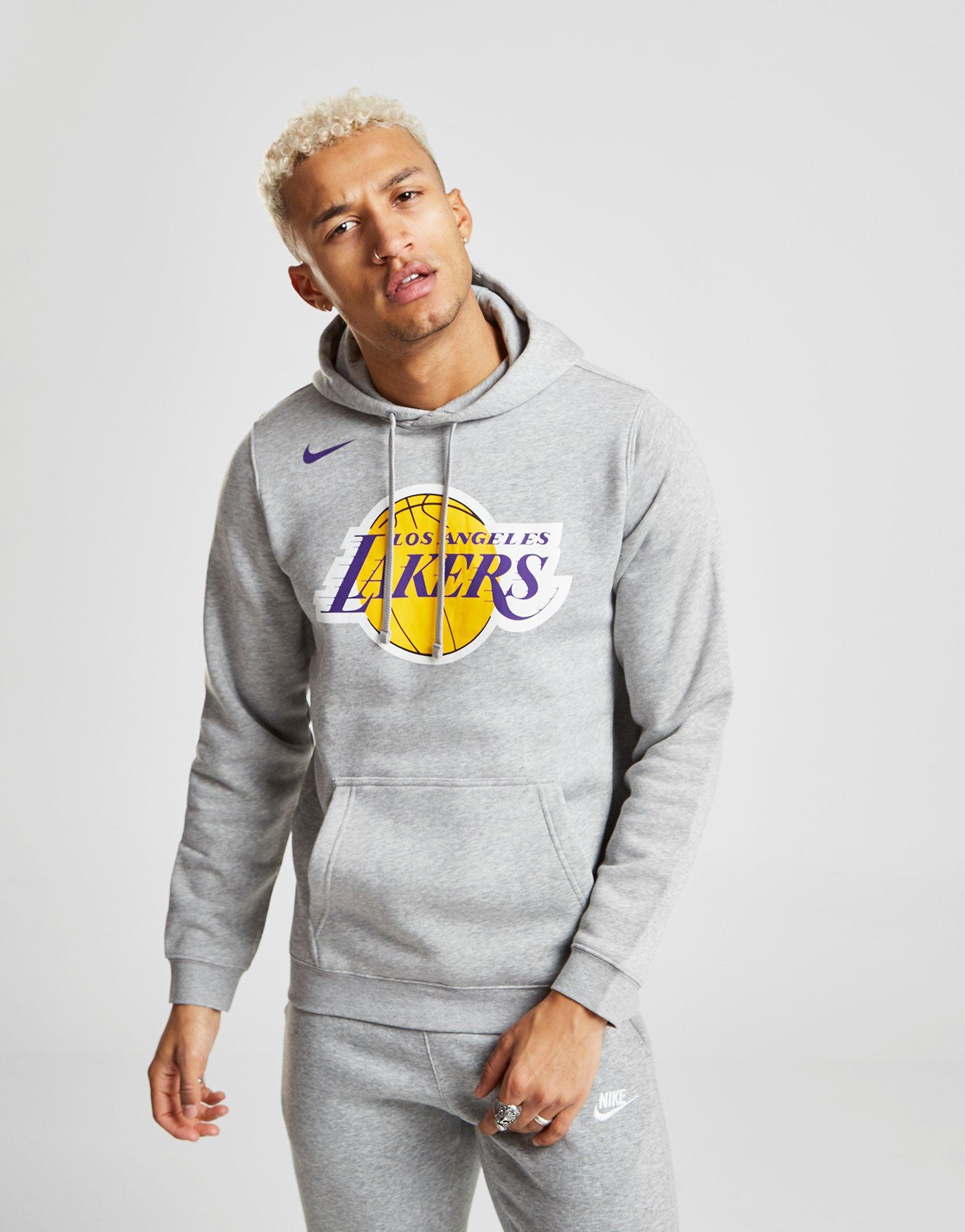 nike lakers sleeveless hoodie