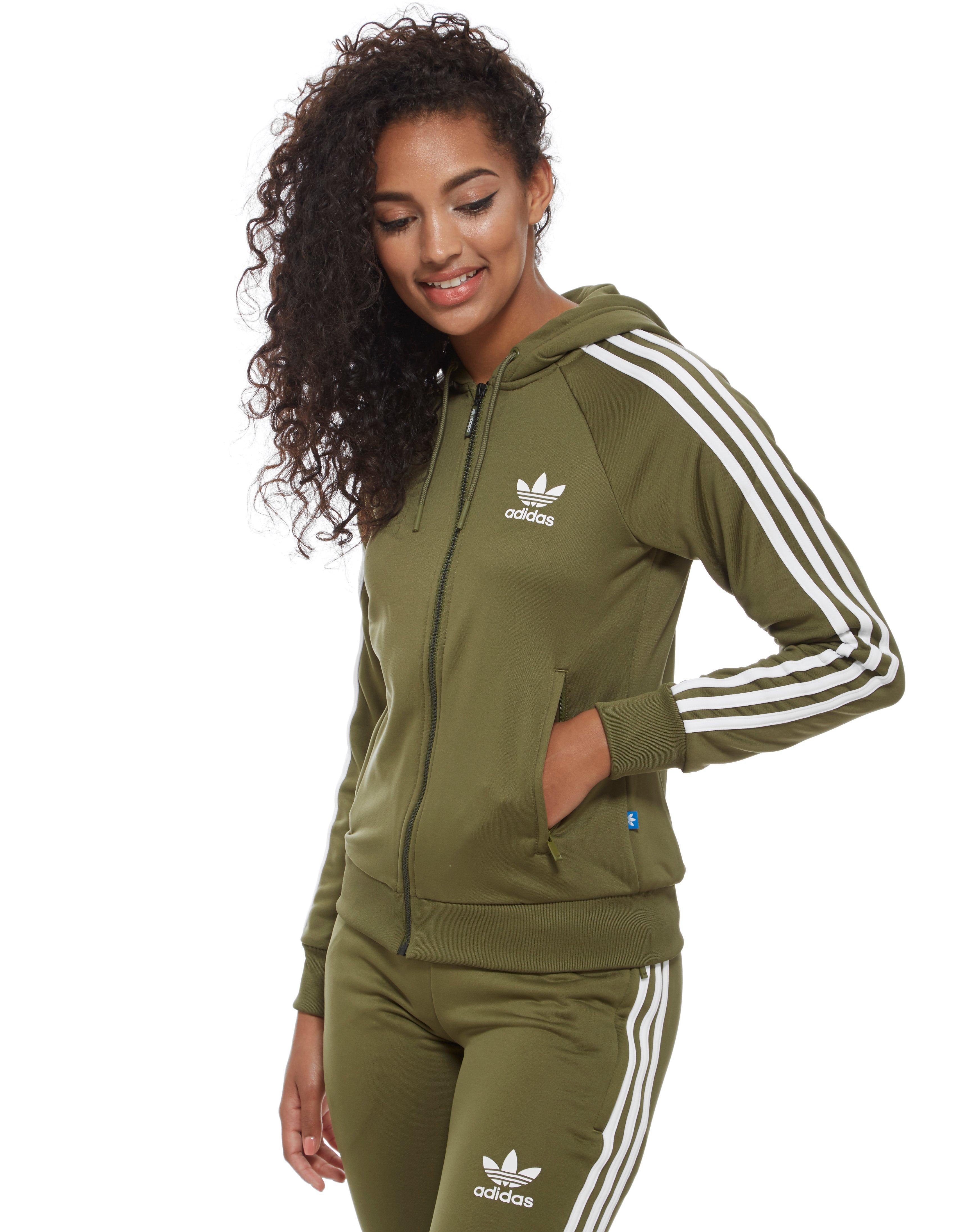 adidas khaki hoodie womens