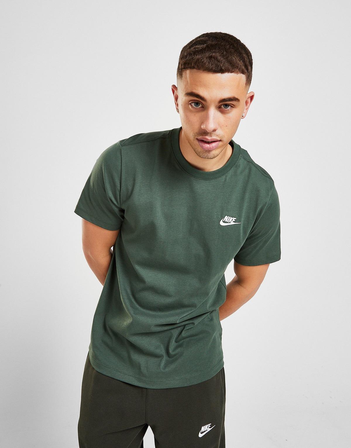 Nike Cotton Core T-shirt in Green for Men - Lyst