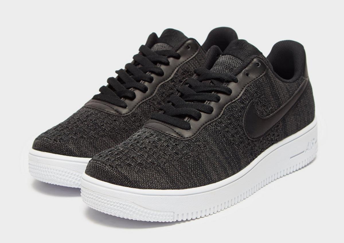Nike Synthetic Air Force 1 Flyknit 2.0 in Black/Grey (Black) for ...