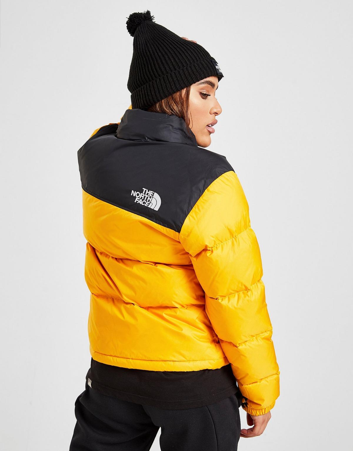 The North Face Synthetic Nuptse 1996 Down Jacket in Yellow/Black ...