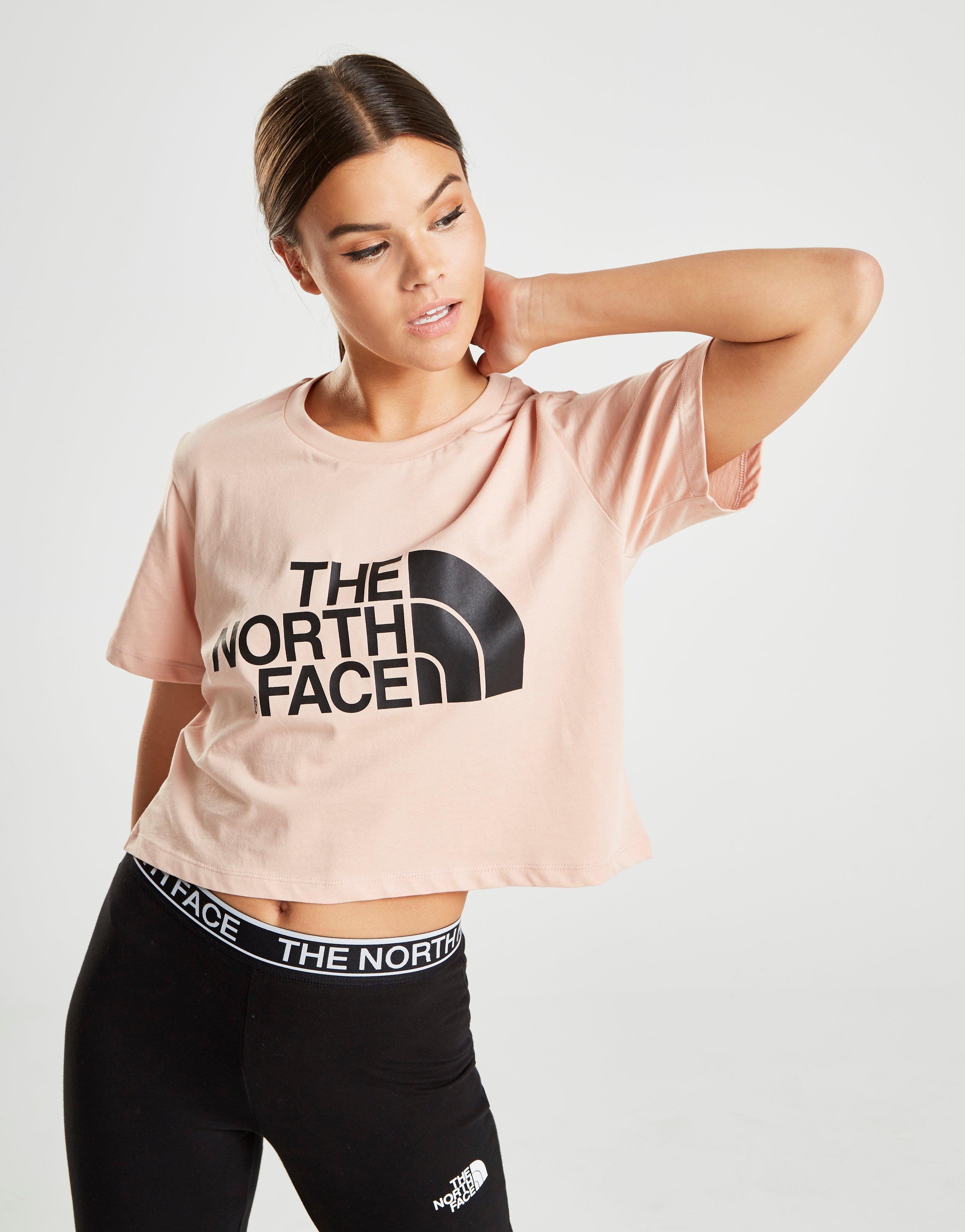north face cropped t shirt