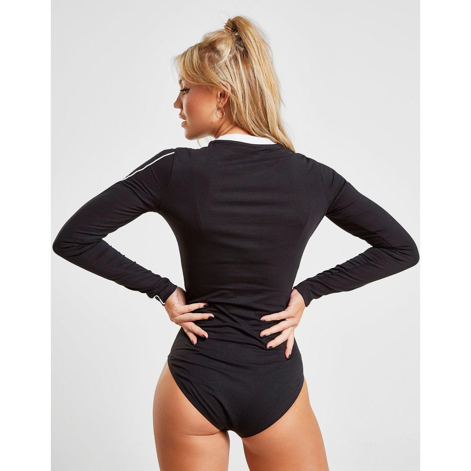 Fila Black Piping Long Sleeve Bodysuit Fila Black Piping Long Sleeve Bodysuit