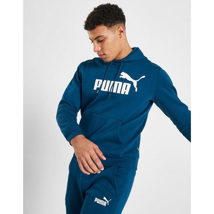 PUMA Cotton Core Logo Overhead Hoodie in Blue for Men - Save 5% - Lyst