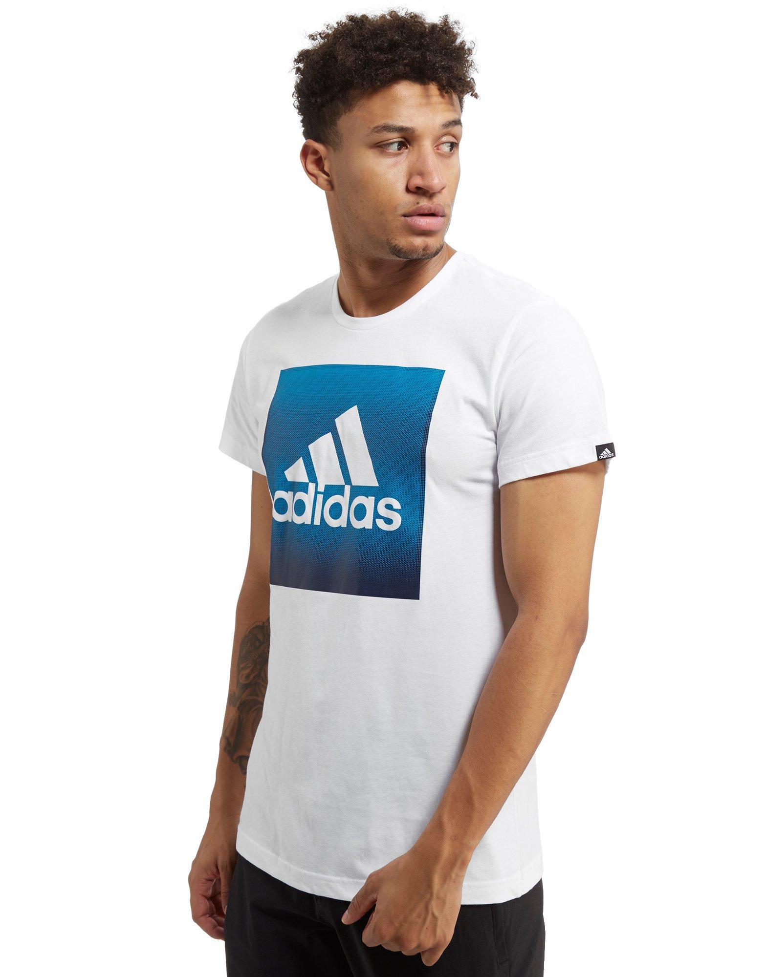 Lyst - Adidas Faded Box Logo T-shirt for Men