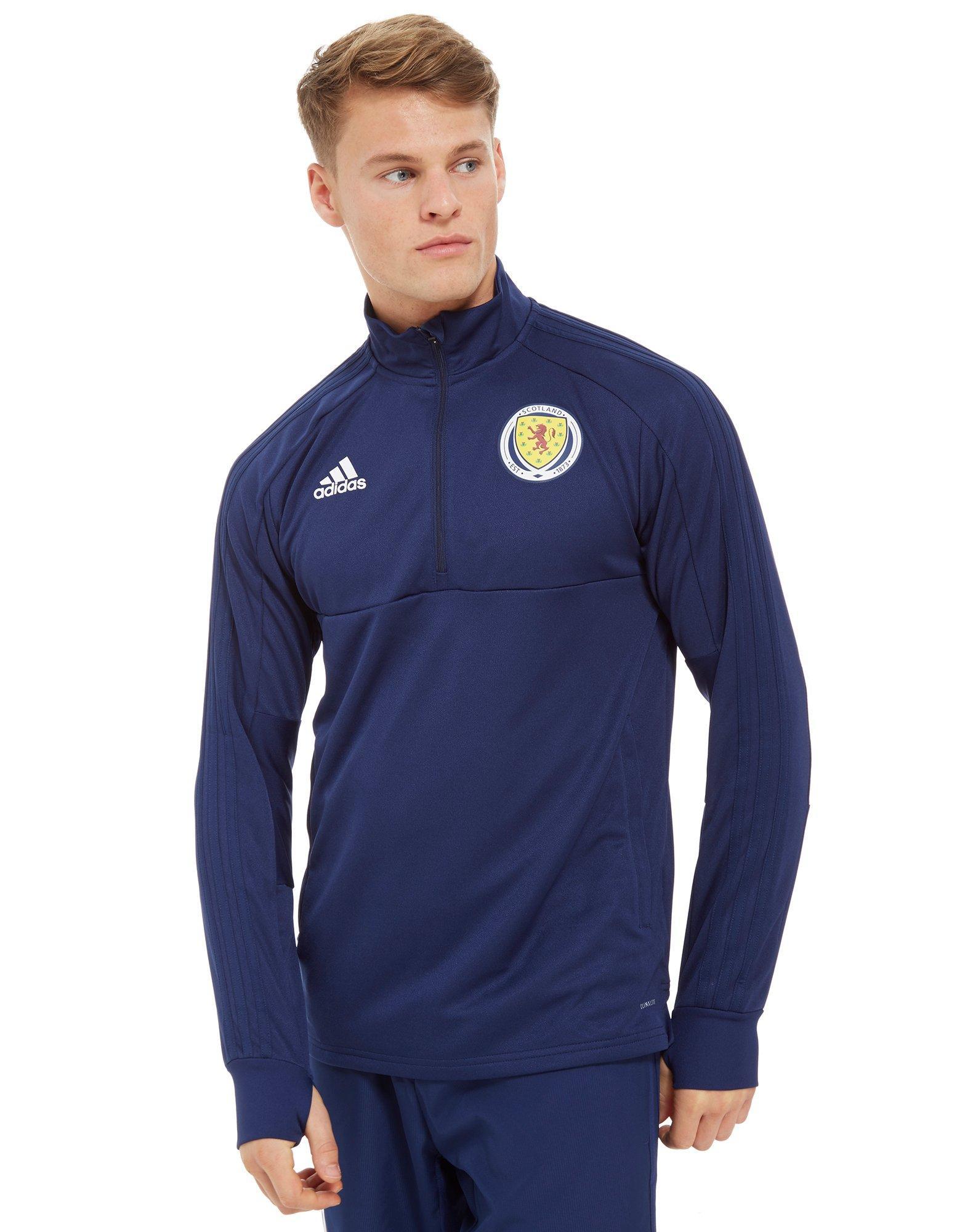 adidas Synthetic Scotland Fa 2018/19 Half Zip Top in Navy (Blue) for Men -  Lyst