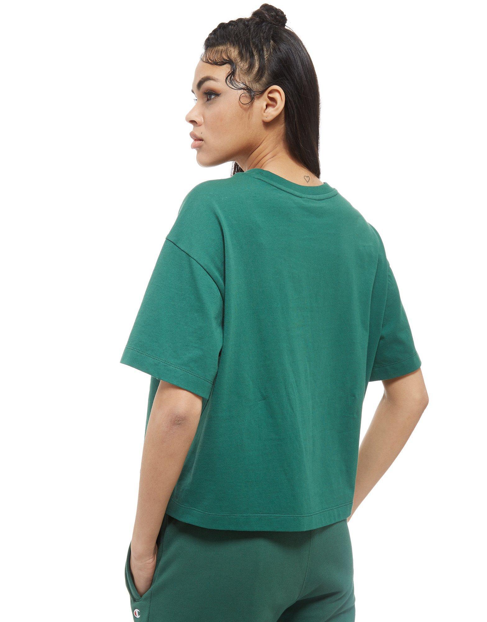champion t shirt womens green