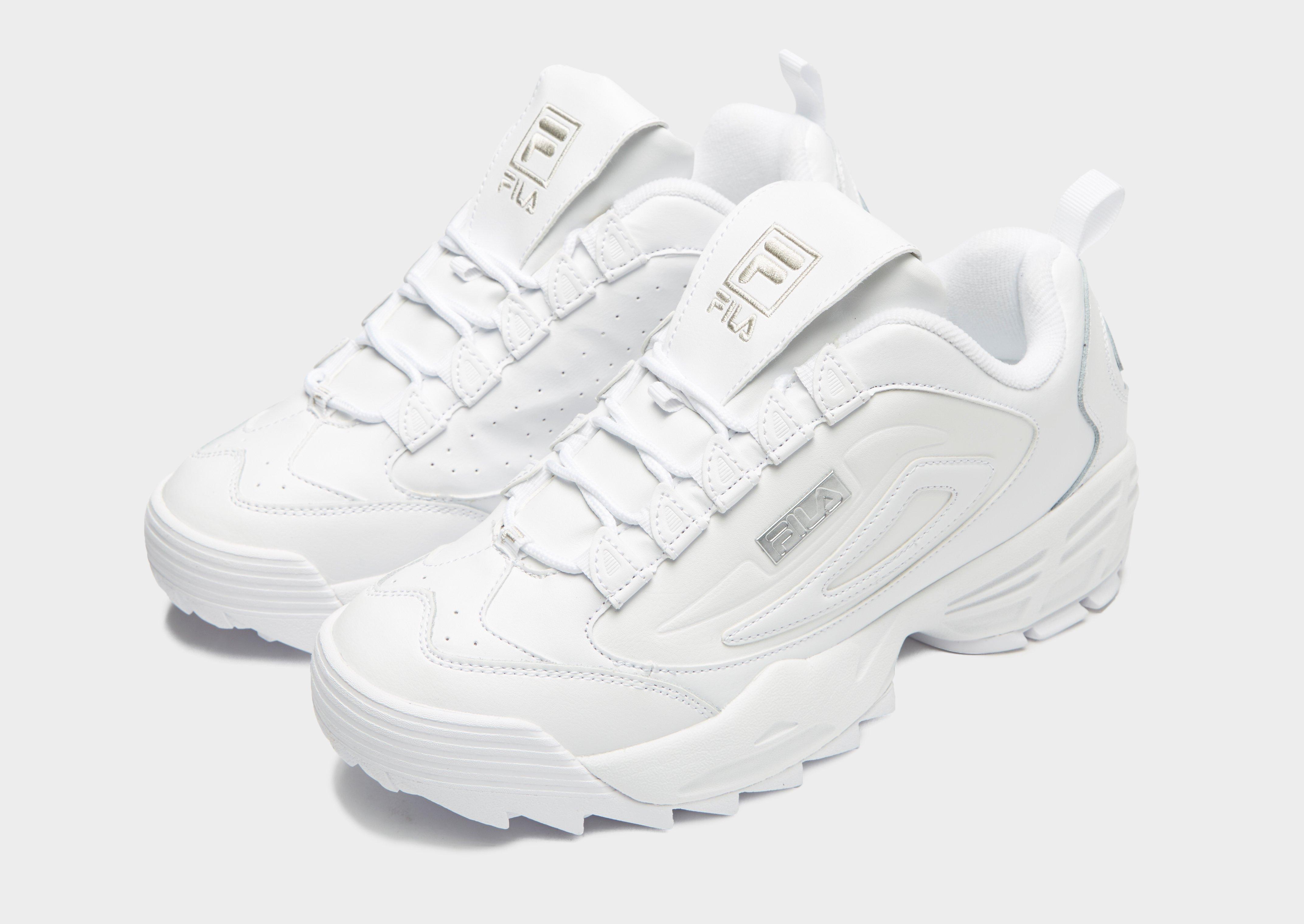 Fila Leather Disruptor 3 in White for 