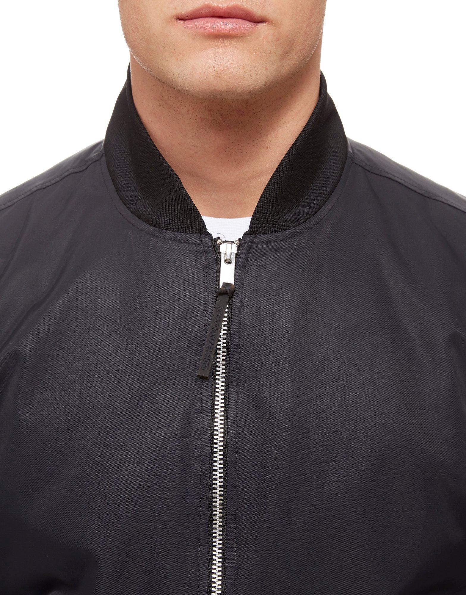 Nike Synthetic Air Max Woven Jacket in Black for Men - Lyst