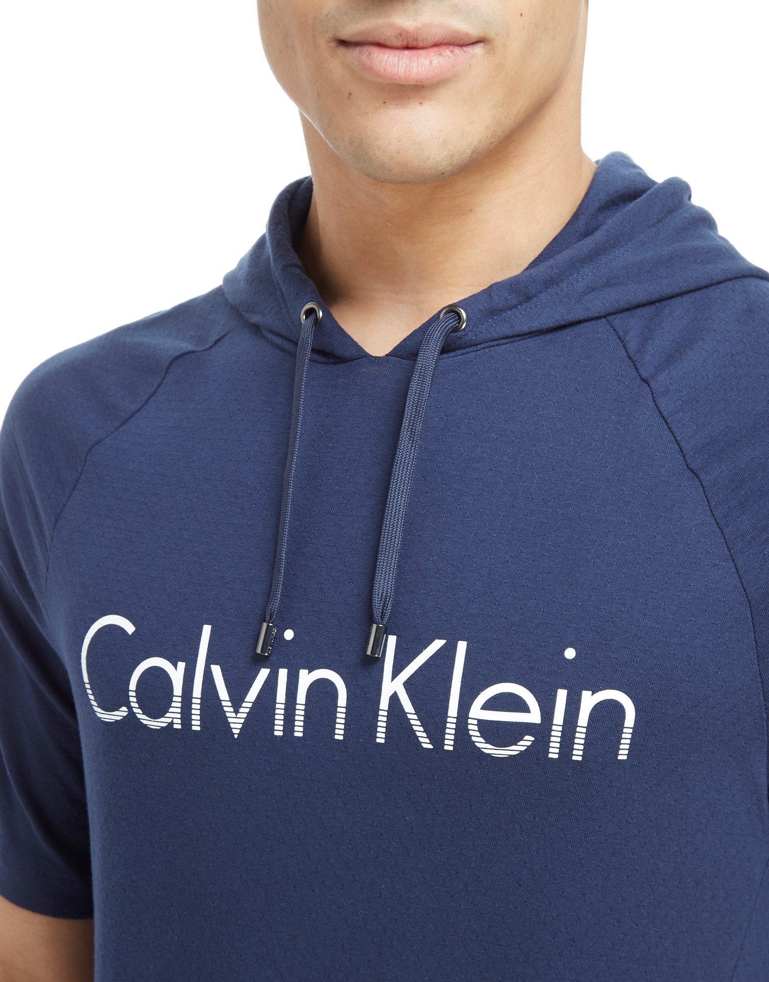 calvin klein short sleeve hoodie