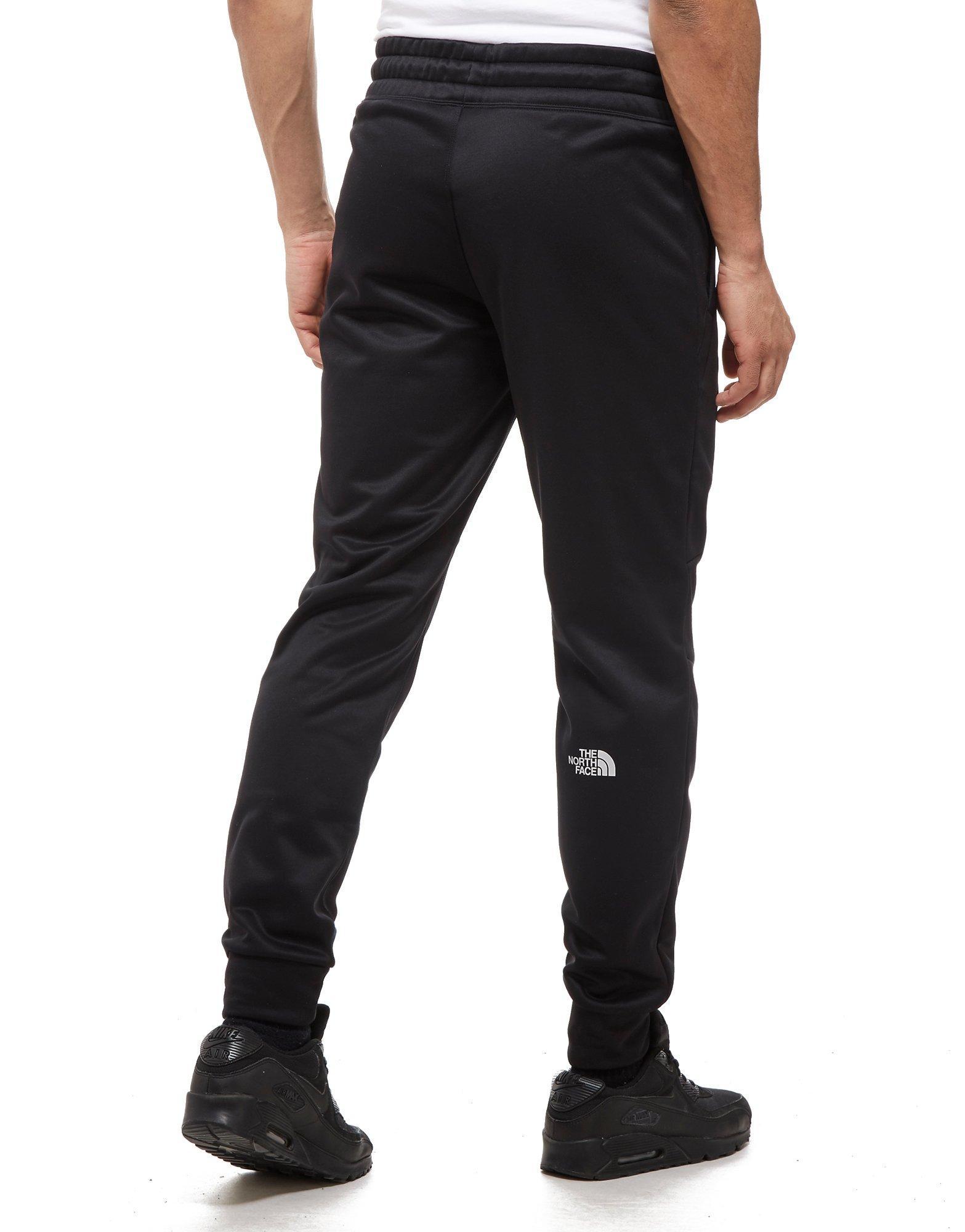 north face black tracksuit bottoms