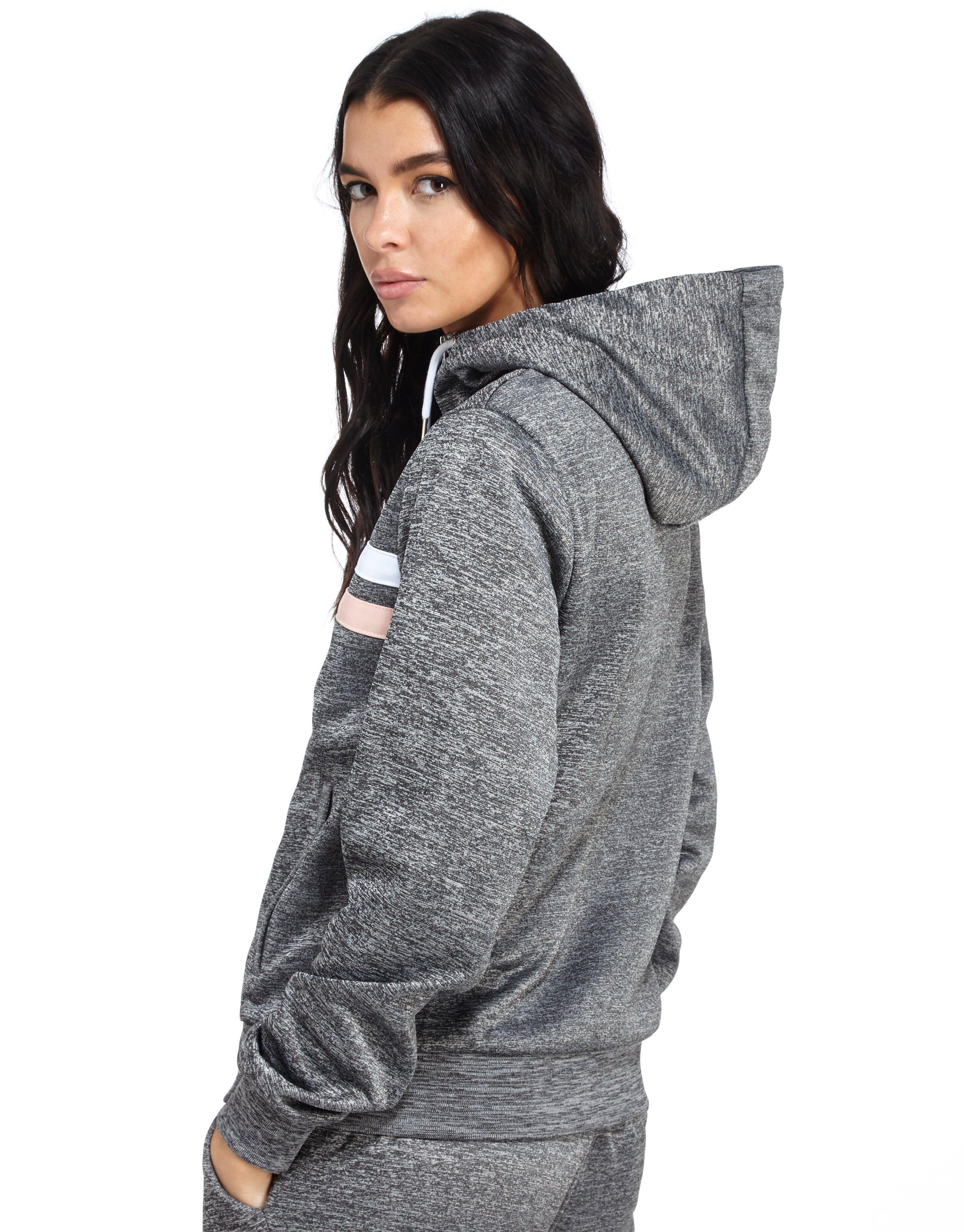 ellesse piping panel full zip hoodie