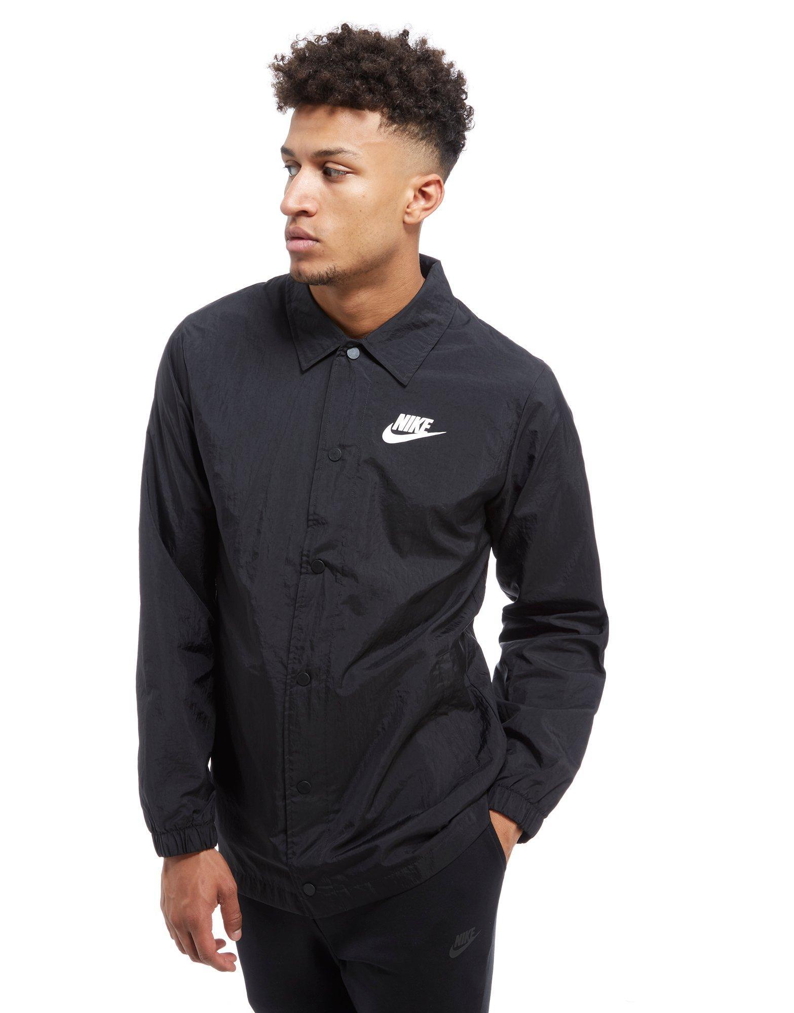 Nike Hybrid Coach Jacket in Black for Men - Lyst