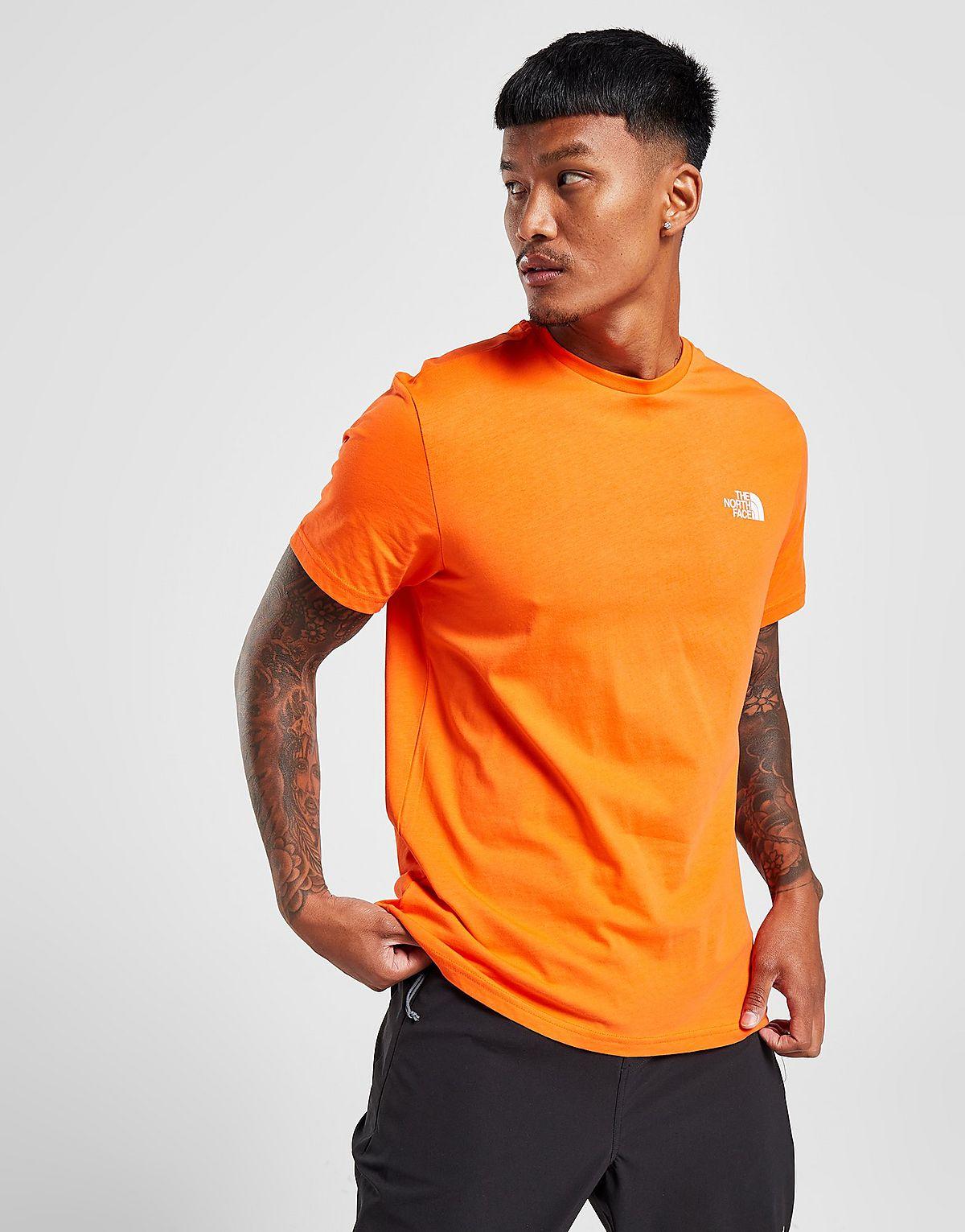 The North Face Simple Dome T-shirt in Orange for Men | Lyst UK