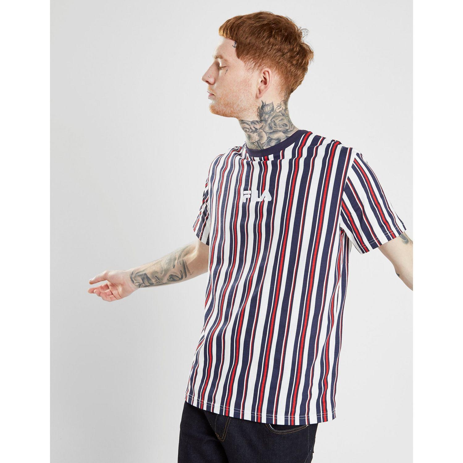 fila striped tee
