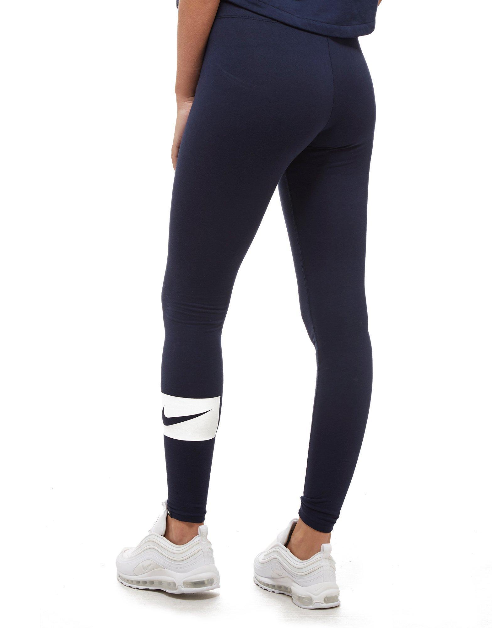 navy nike leggings