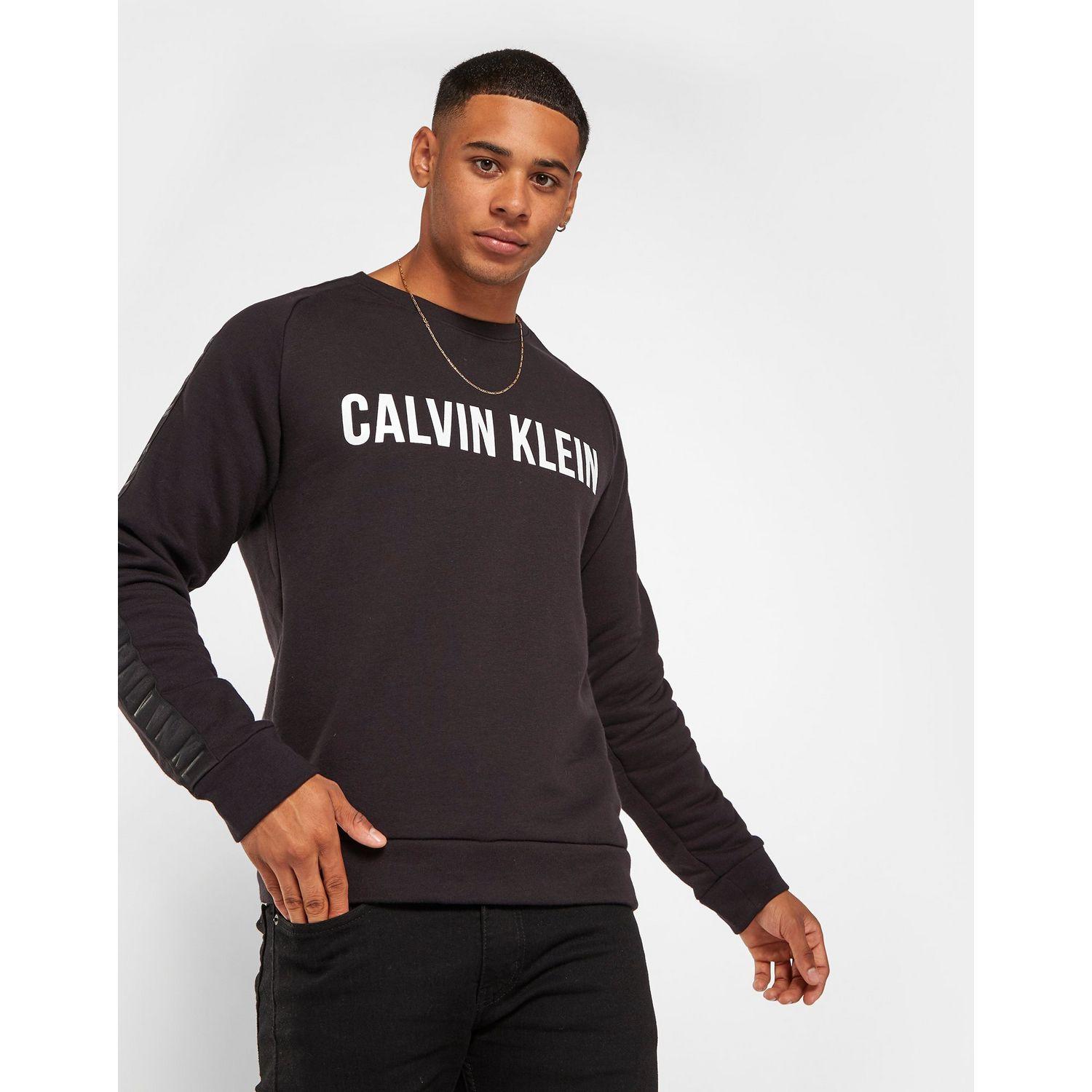 Calvin klein performance tonal tape crew sweatshirt Clearance