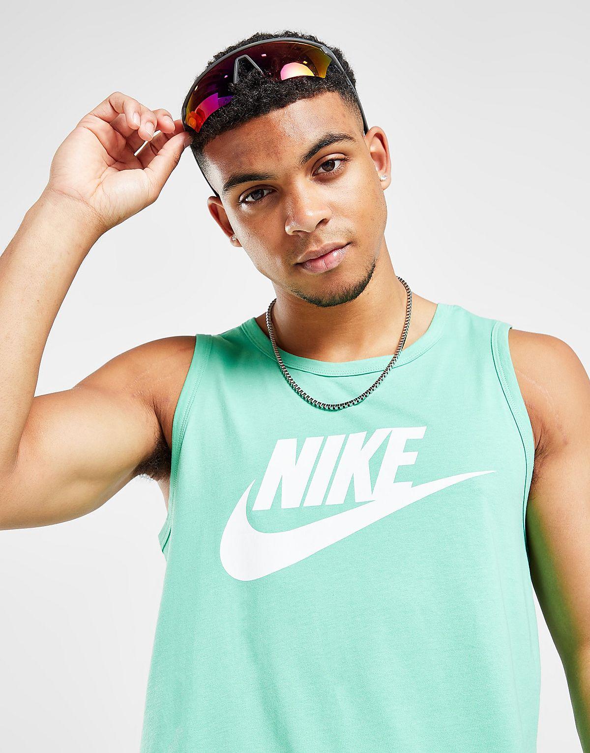 Nike Futura Tank Top in Green for Men | Lyst UK
