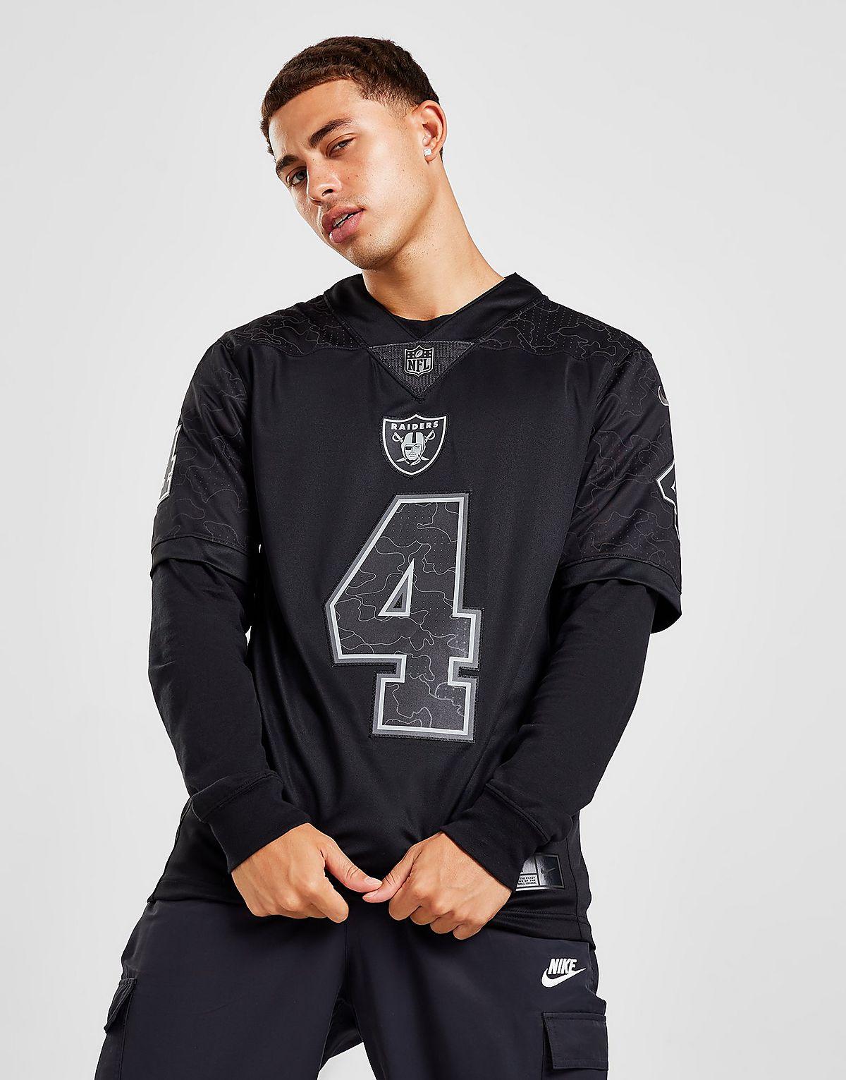 Las Vegas Raiders Nike Reflective Long Sleeve T Shirt - Mens