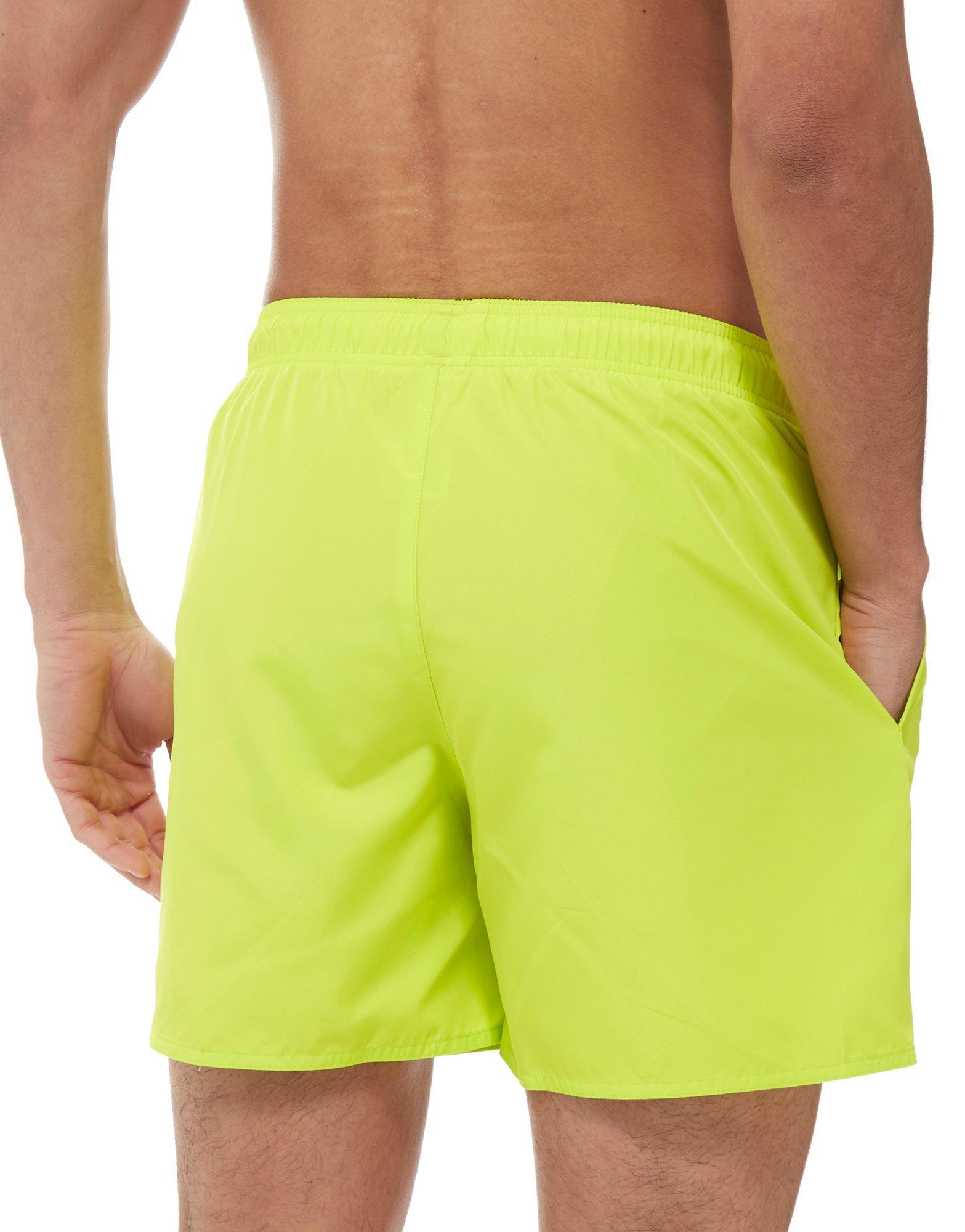Lyst - Adidas Solid Swim Shorts in Yellow for Men