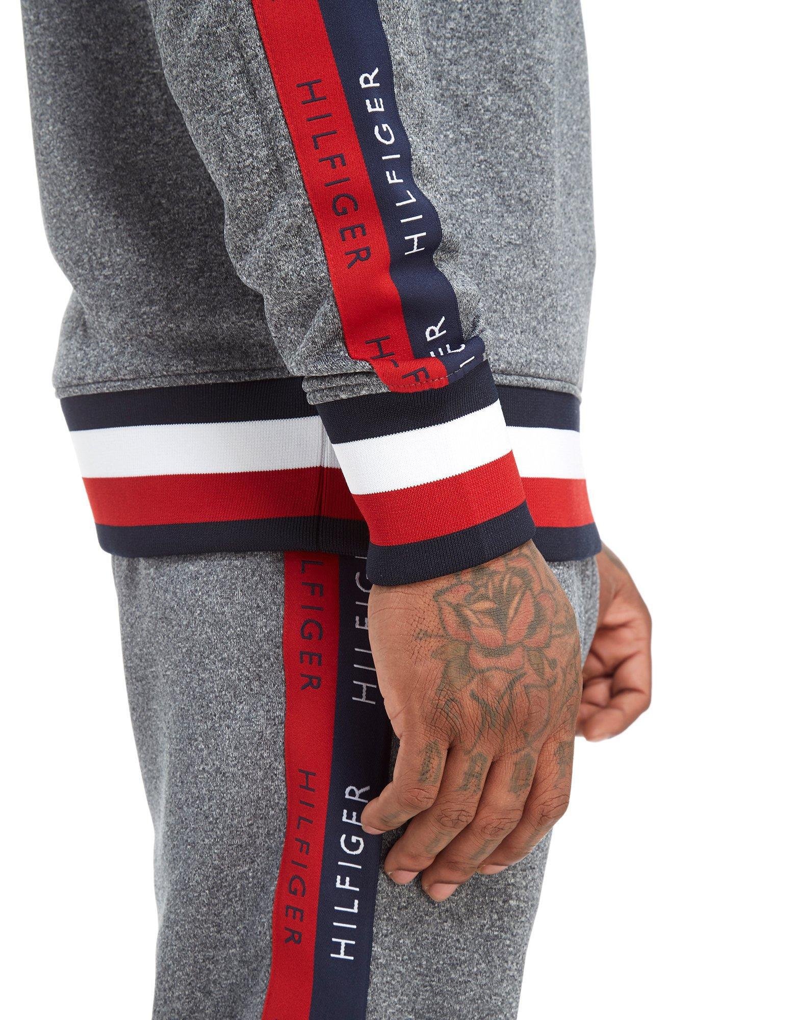 tommy hilfiger tape crew sweatshirt