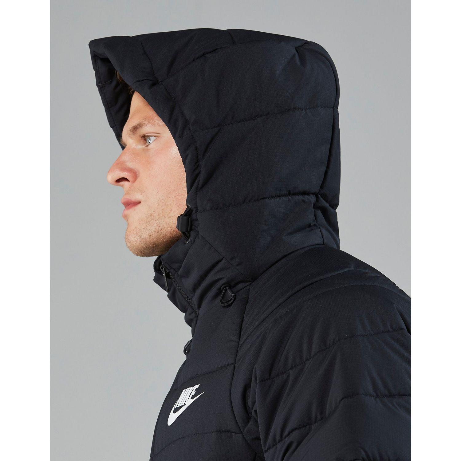 nike hooded down jacket